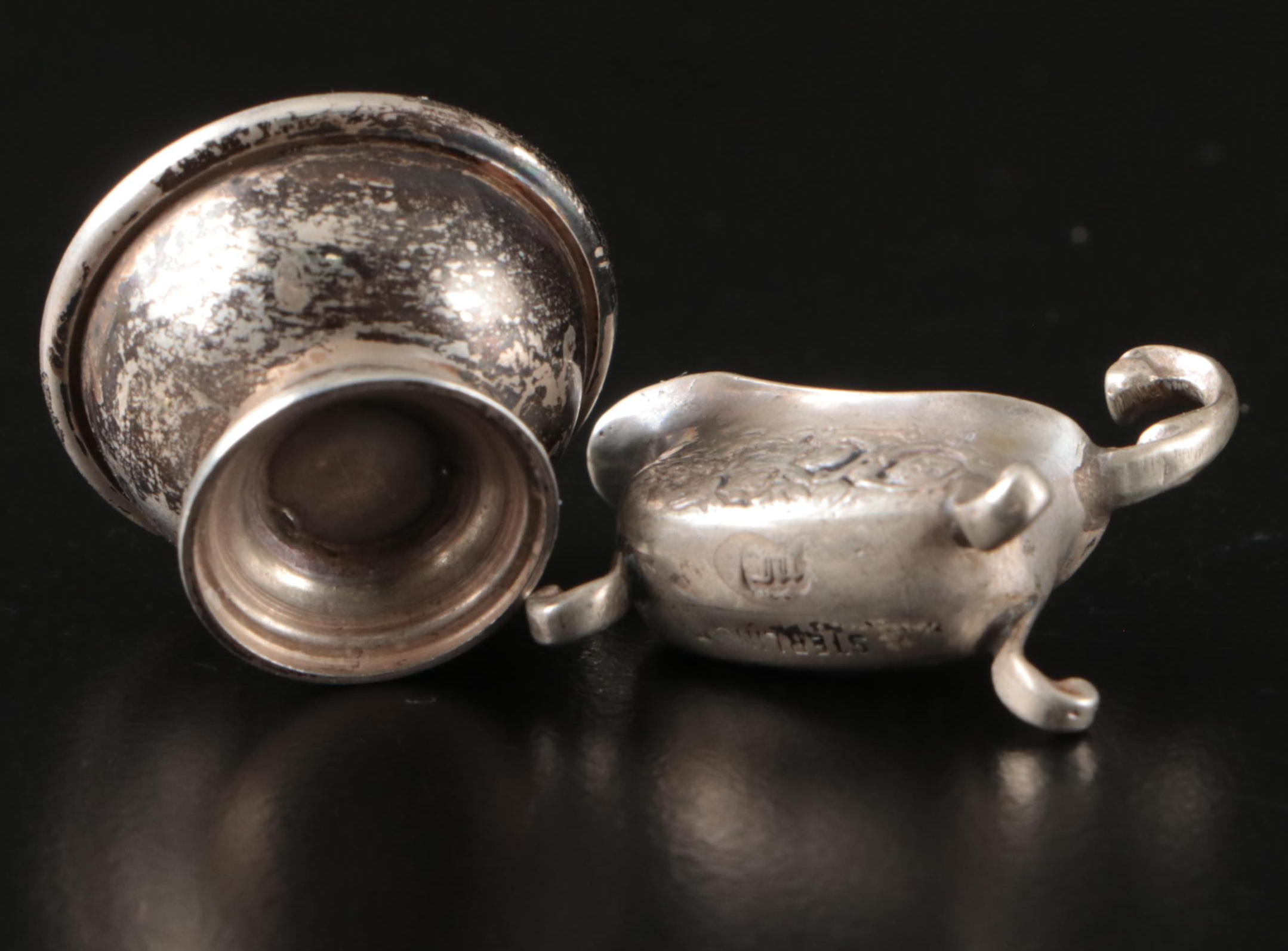 Miniature Sterling Silver Tableware