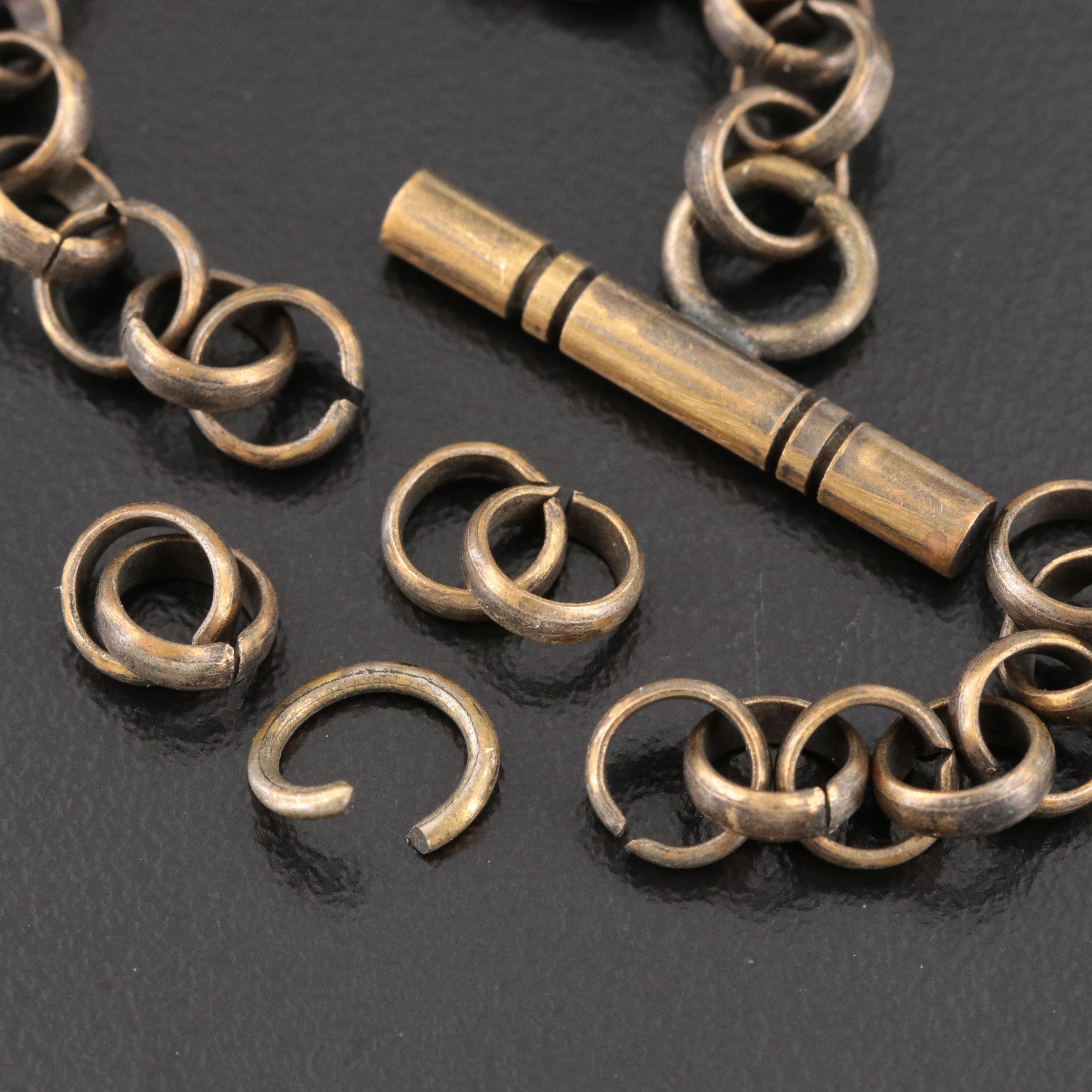 Huameile 17 Jewel Stem Wind Crystal and Enamel Accented Pocket Watch