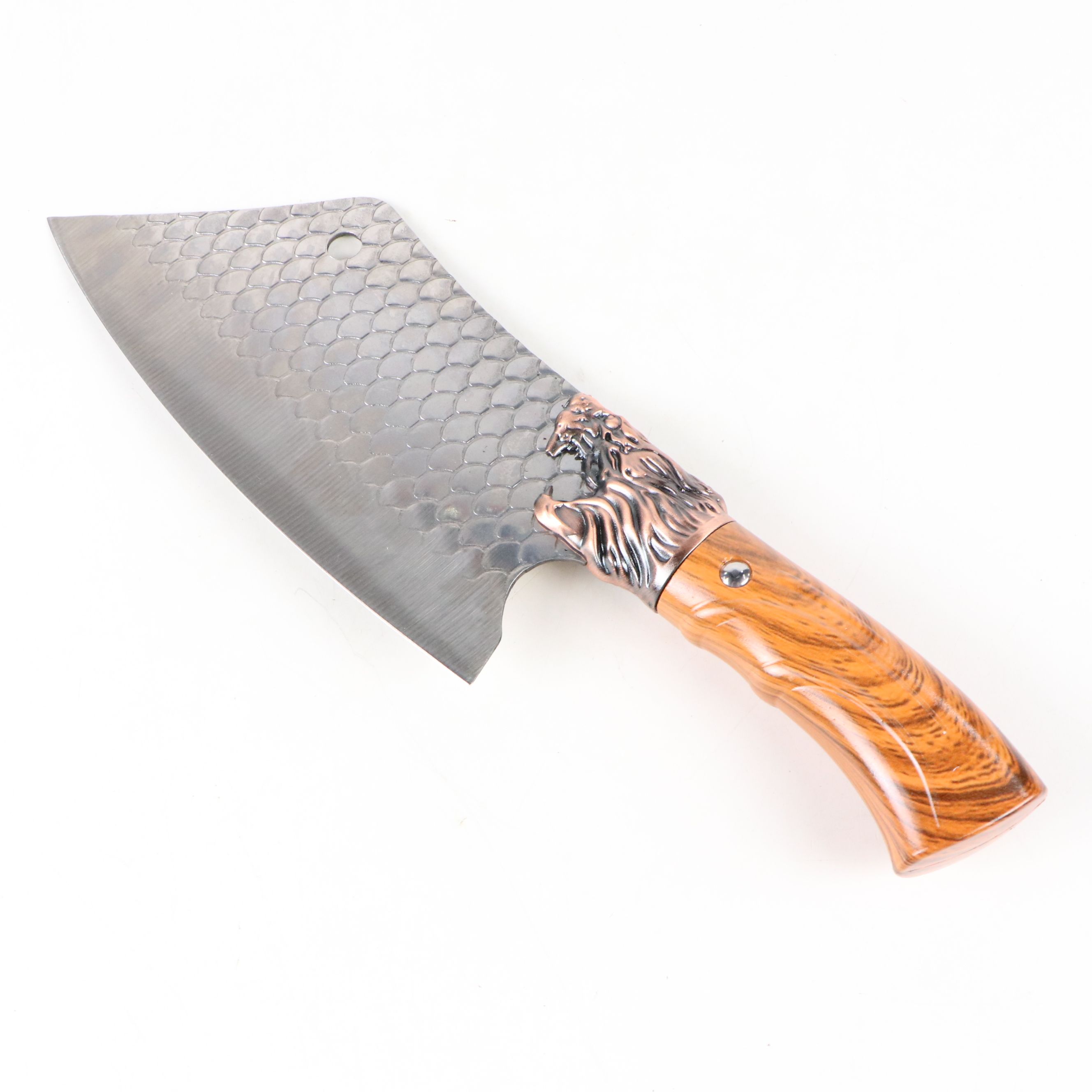 Japanese Style Etched Stainless Steel Chef's Knives with Other Cleaver