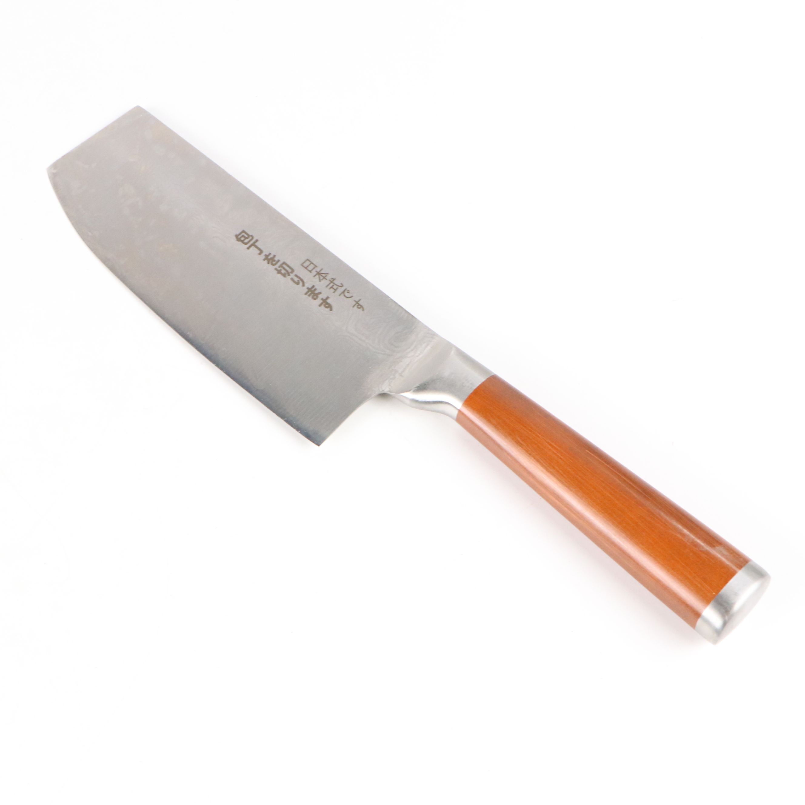 Japanese Style Etched Stainless Steel Chef's Knives with Other Cleaver