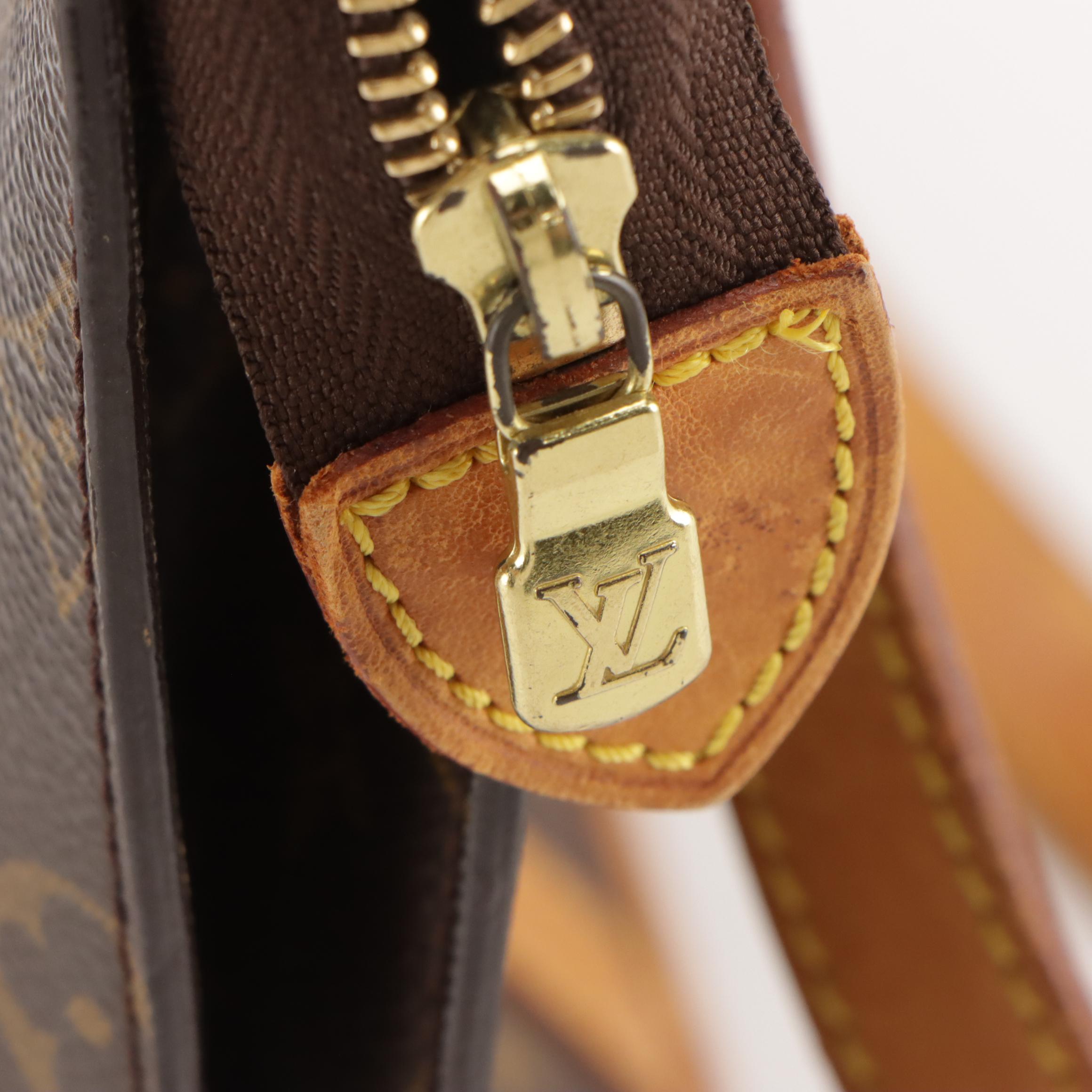 Louis Vuitton Babylone Shoulder Bag in Monogram Canvas and Vachetta Leather