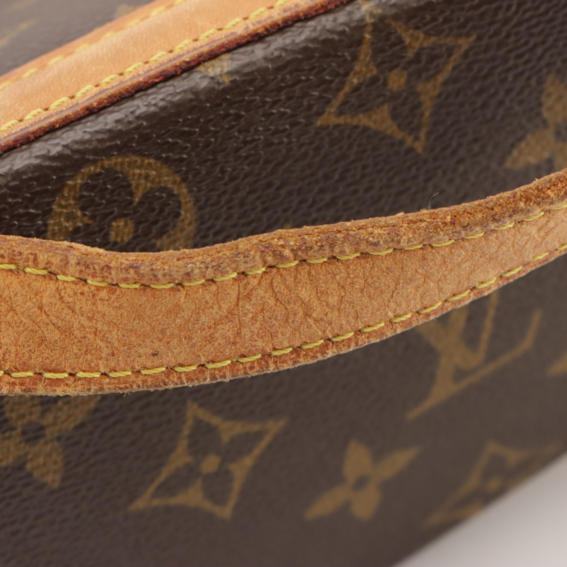 Louis Vuitton Babylone Shoulder Bag in Monogram Canvas and Vachetta Leather