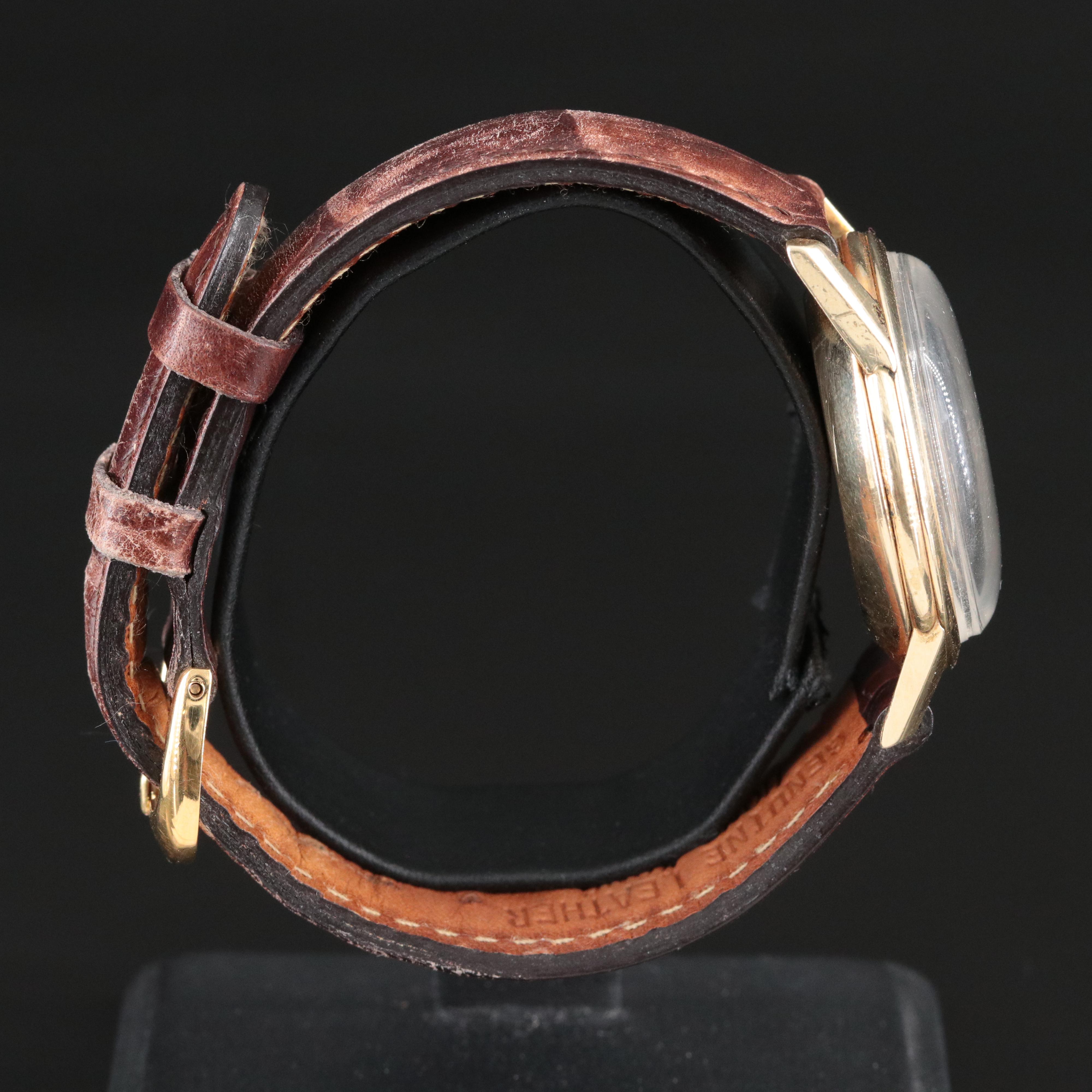 1953 Omega Seamaster 14K Gold Filled G-6252 Watch