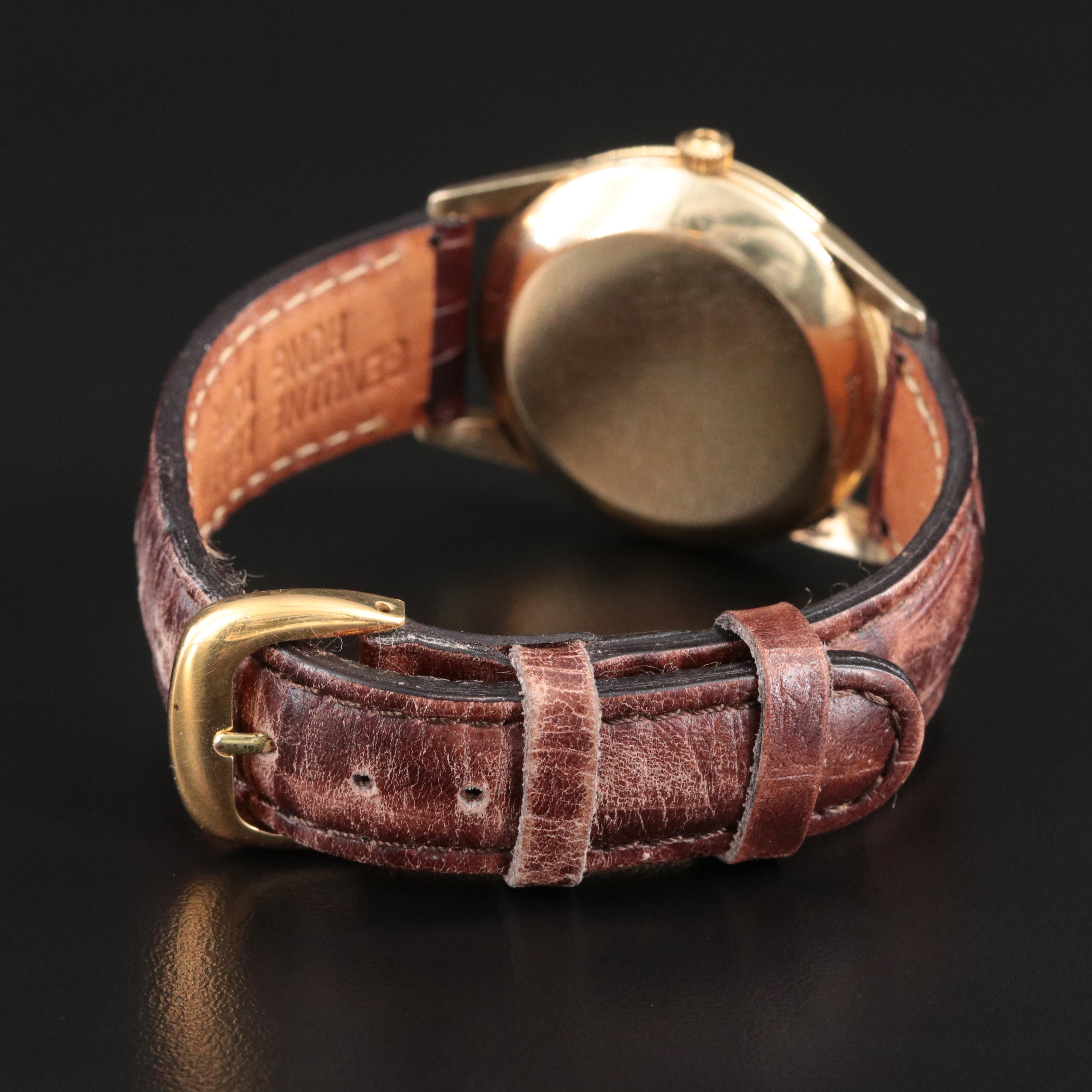 1953 Omega Seamaster 14K Gold Filled G-6252 Watch