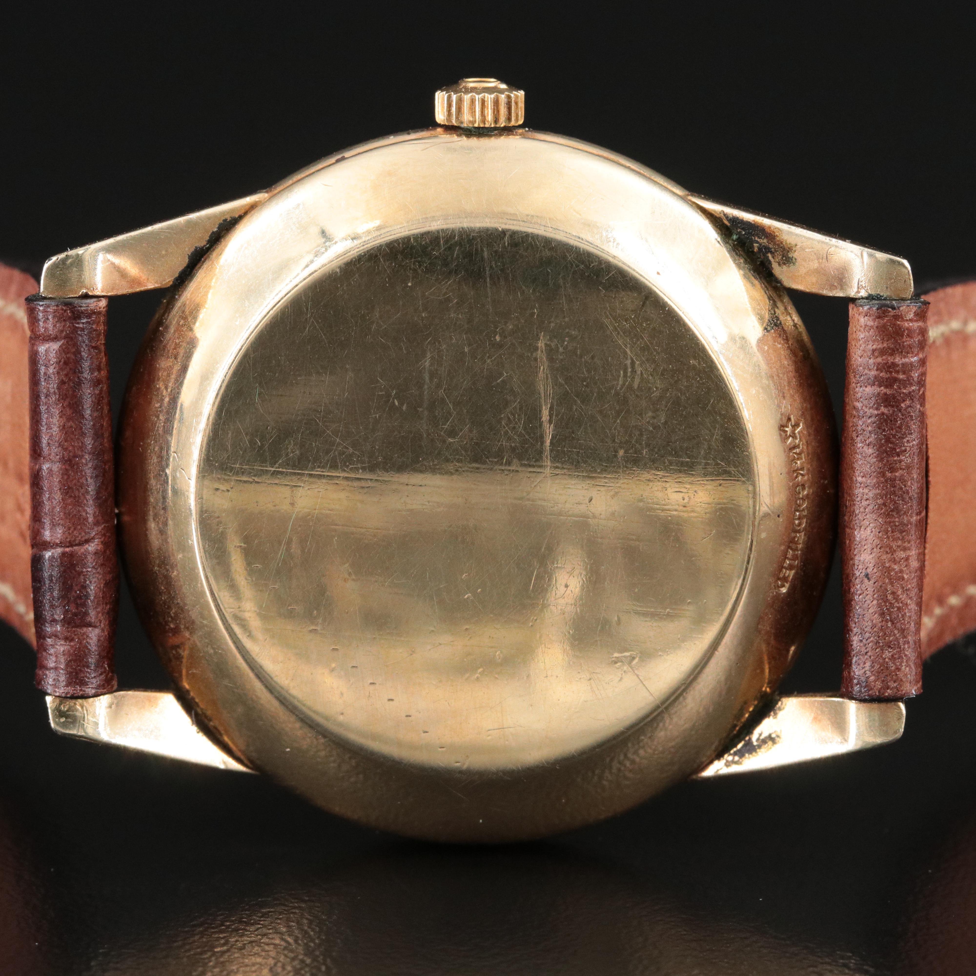 1953 Omega Seamaster 14K Gold Filled G-6252 Watch