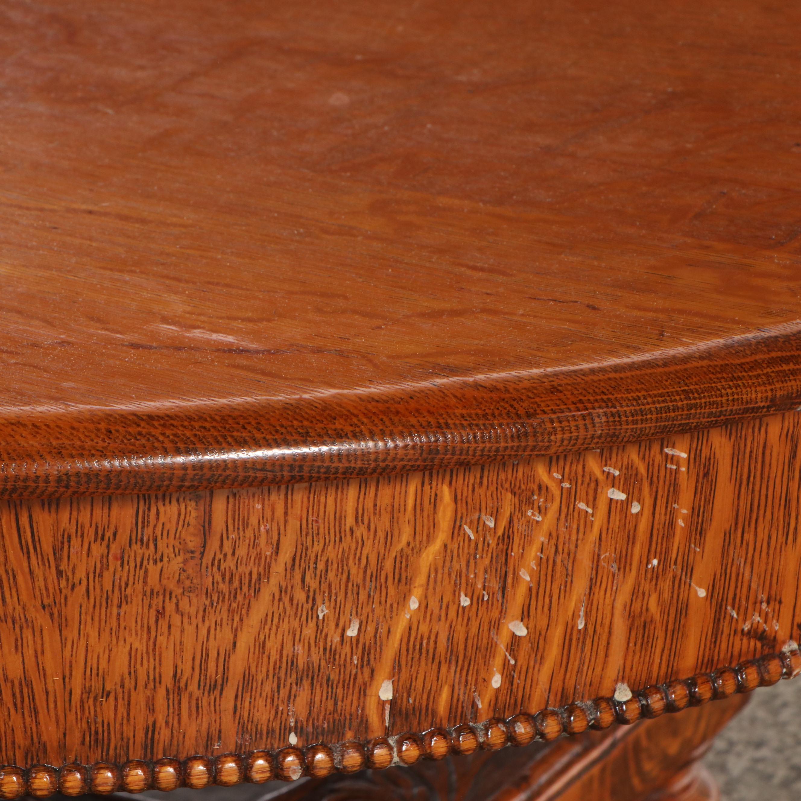 Victorian Quartersawn Oak Coffee Table