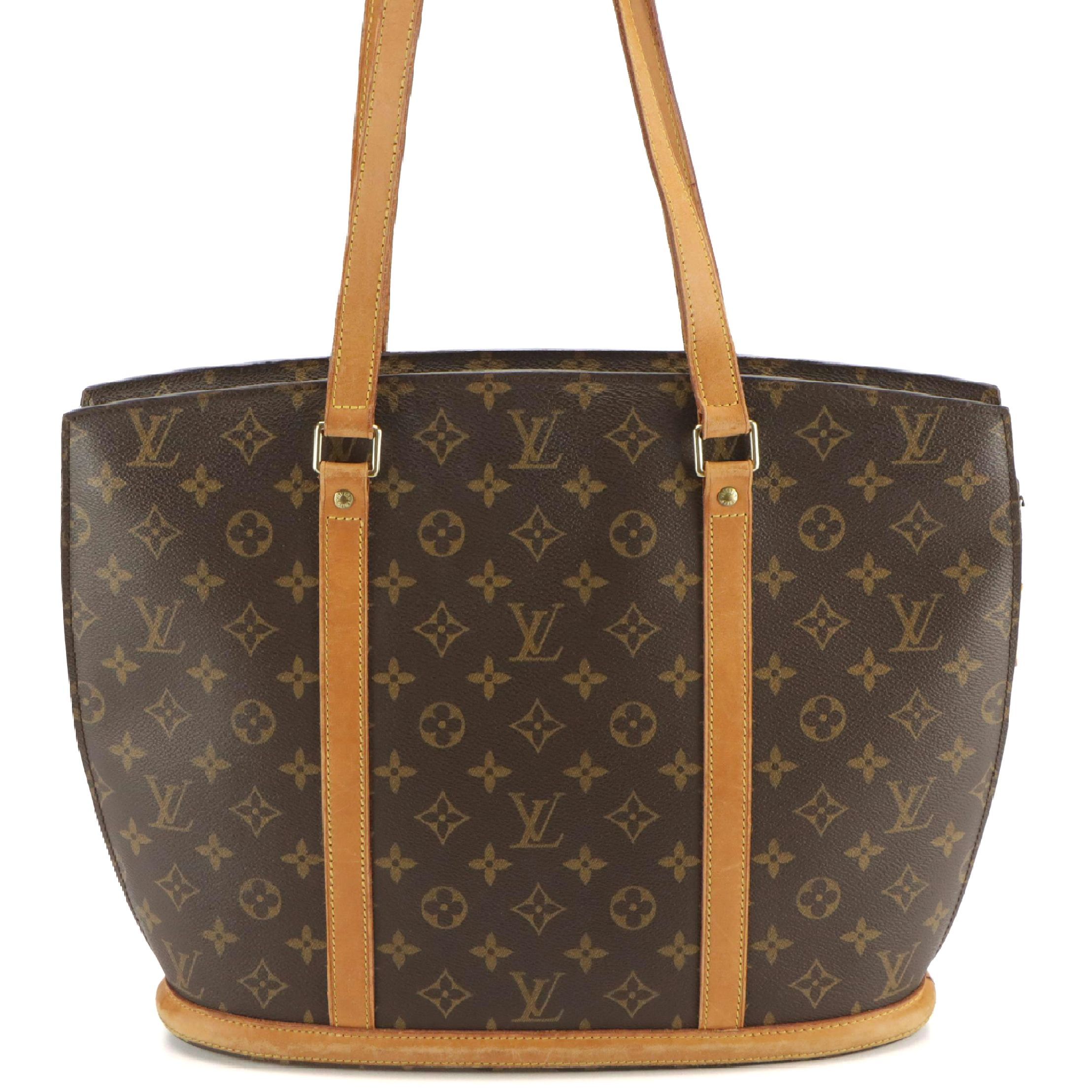Louis Vuitton Babylone Shoulder Bag in Monogram Canvas and Vachetta Leather