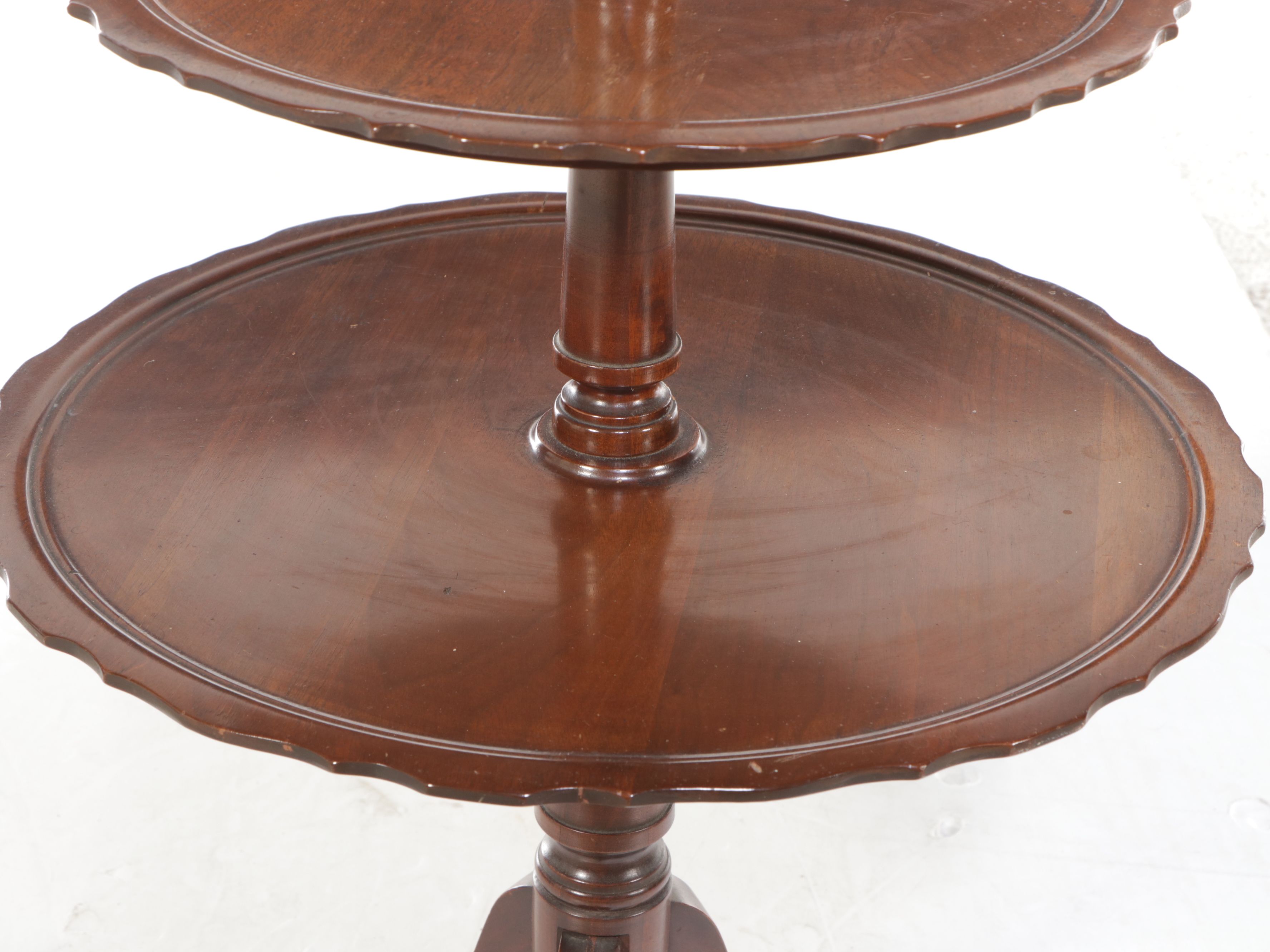 Mersman Mahogany Three-Tiered Stand