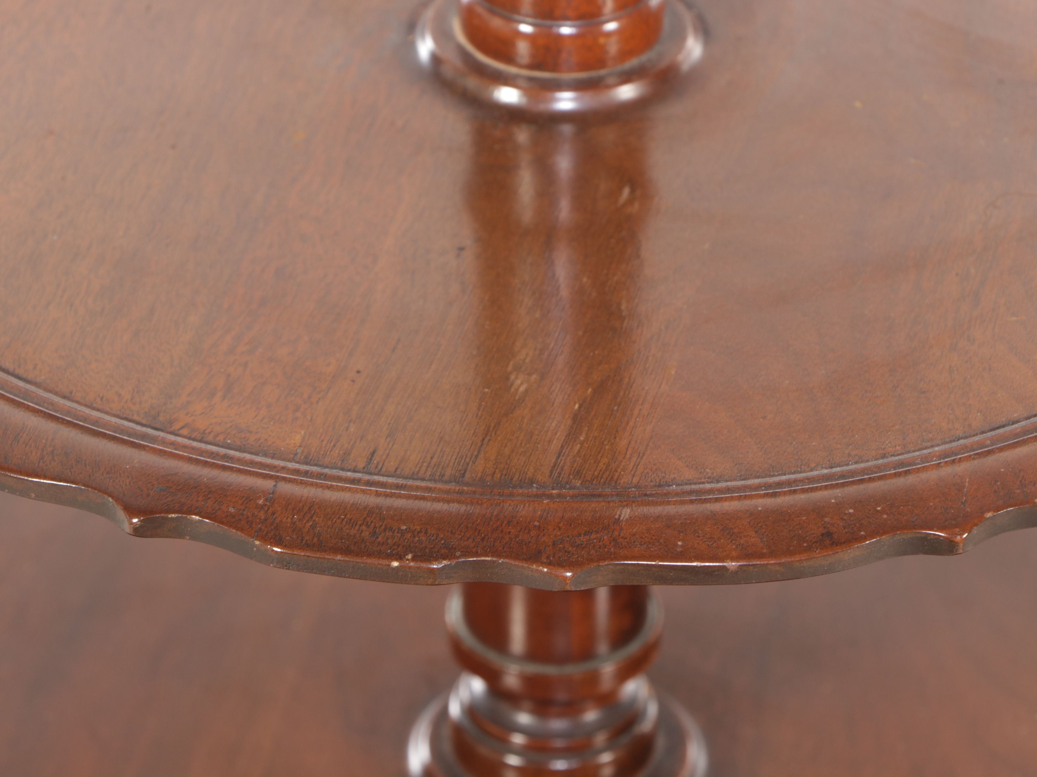 Mersman Mahogany Three-Tiered Stand