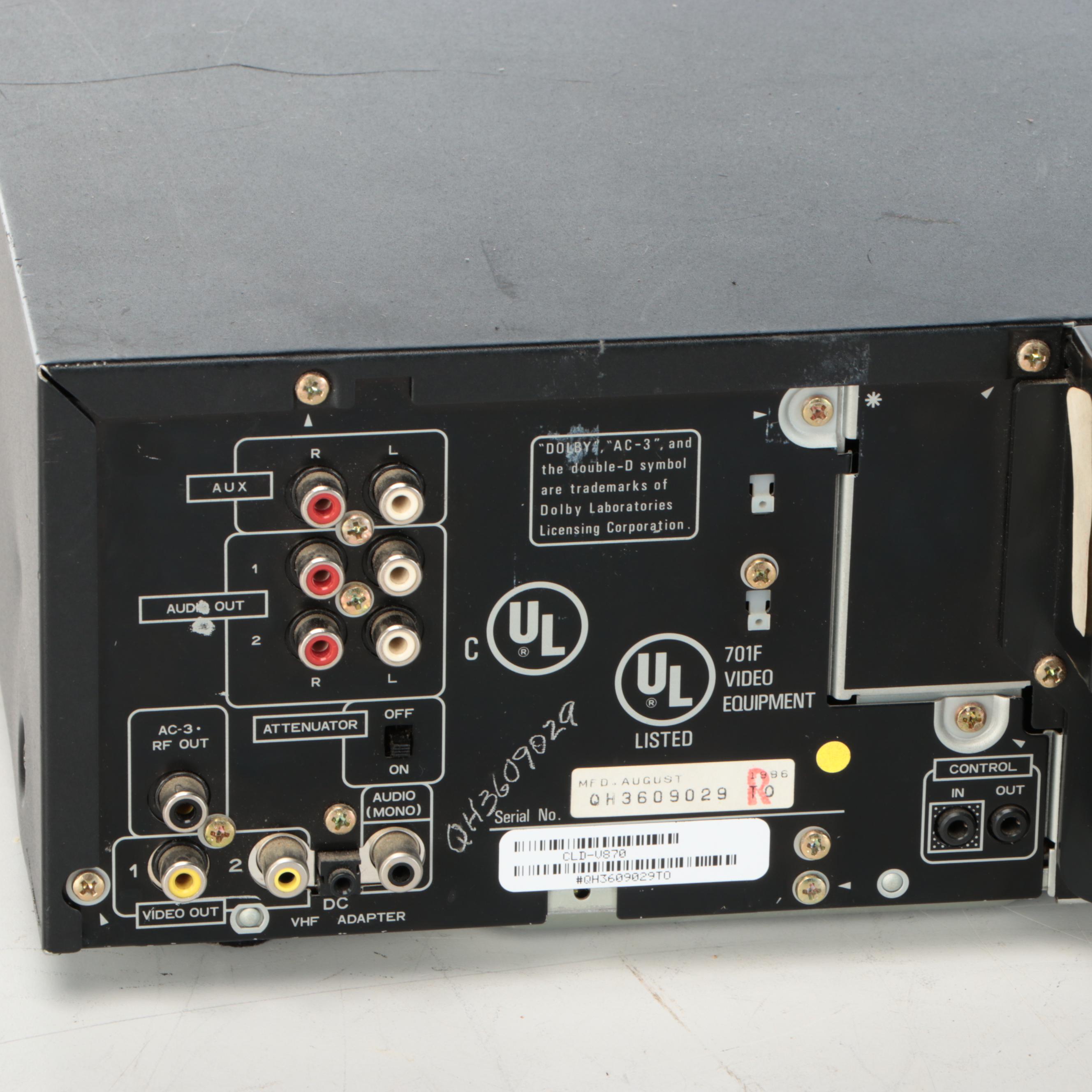 Pioneer CLD-V870 CD Player