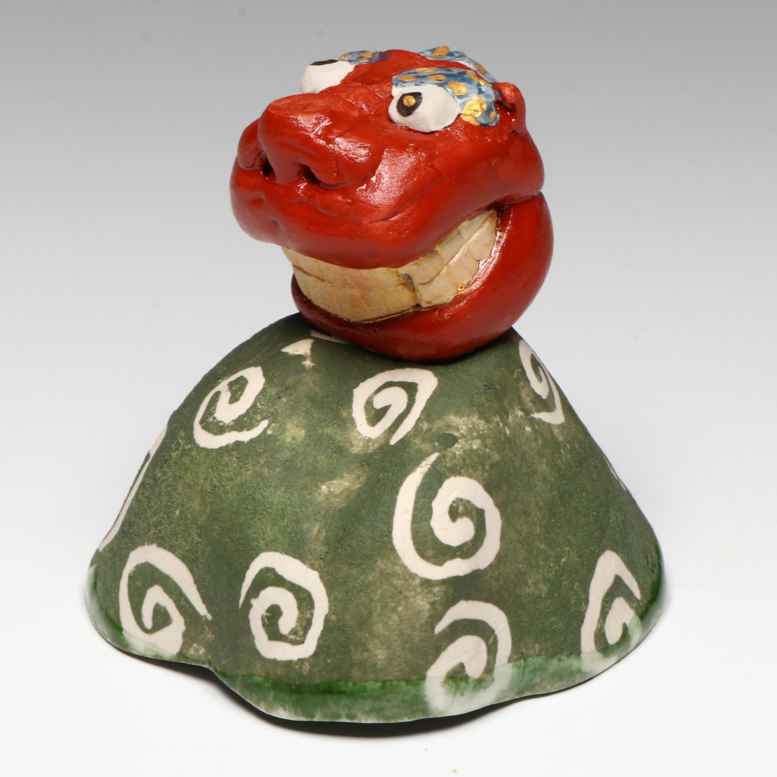 Japanese Novelty Ceramic Sake Bowl