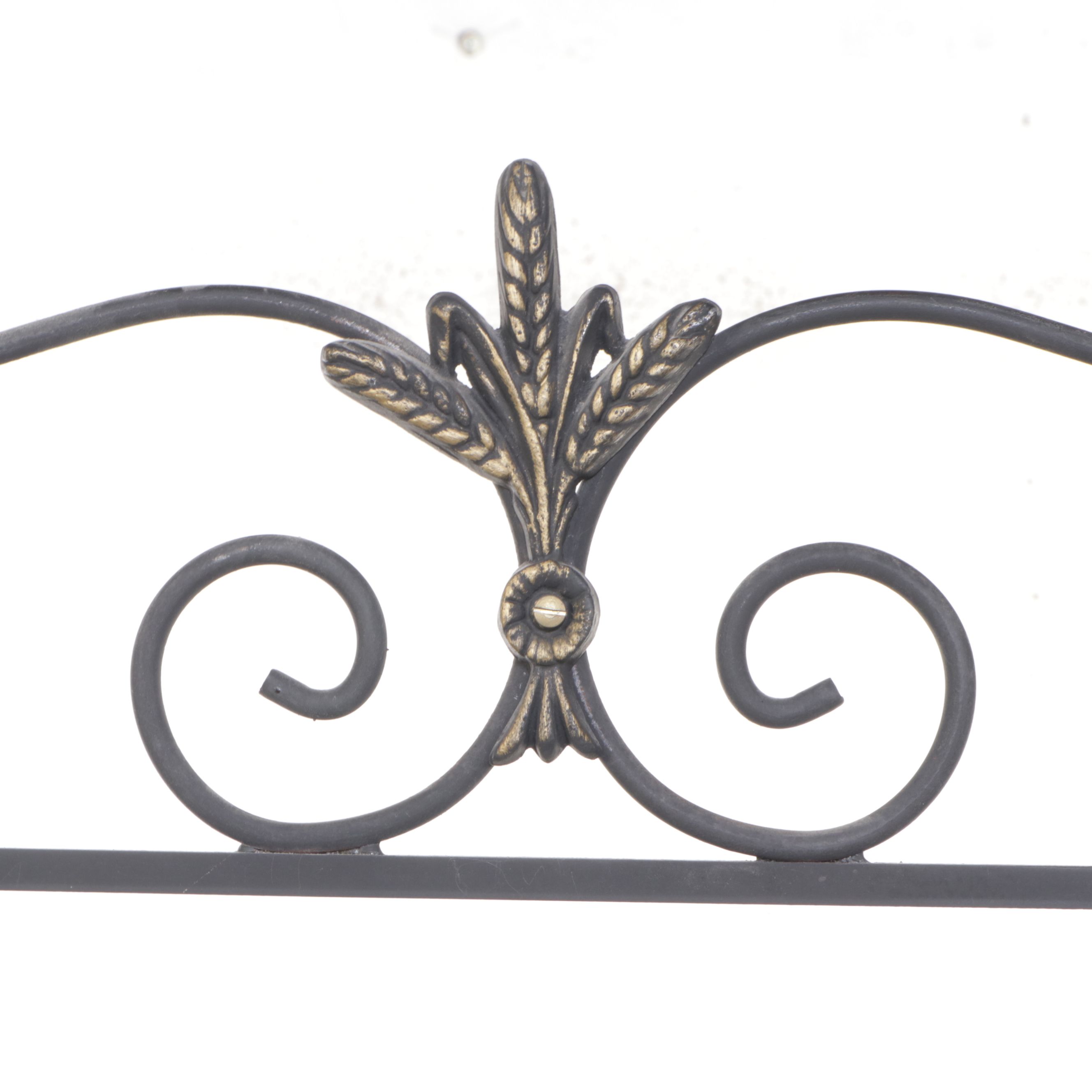 Wrought Metal Étagère Bookcase, Late 20th Century