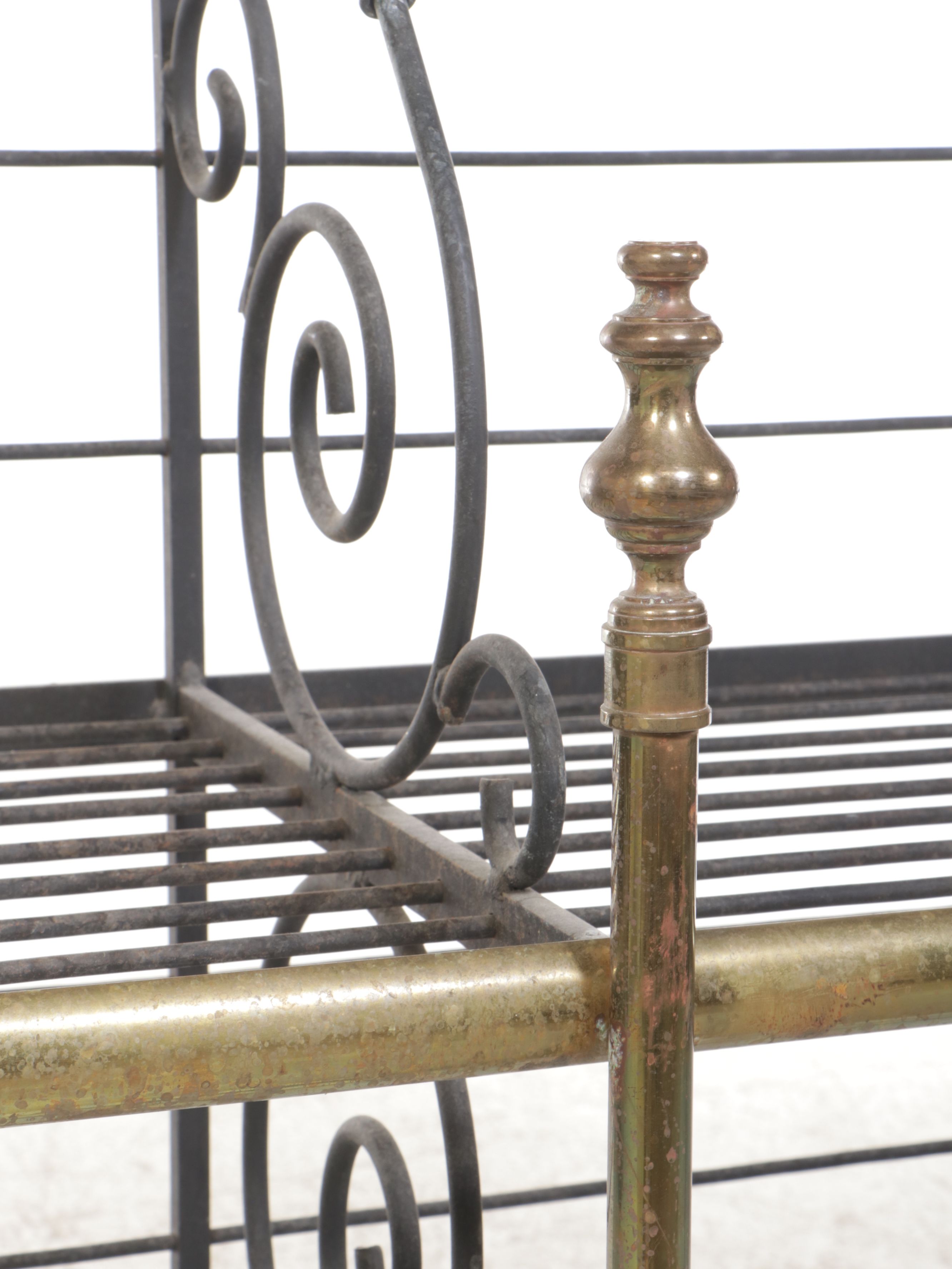 Wrought Metal Étagère Bookcase, Late 20th Century
