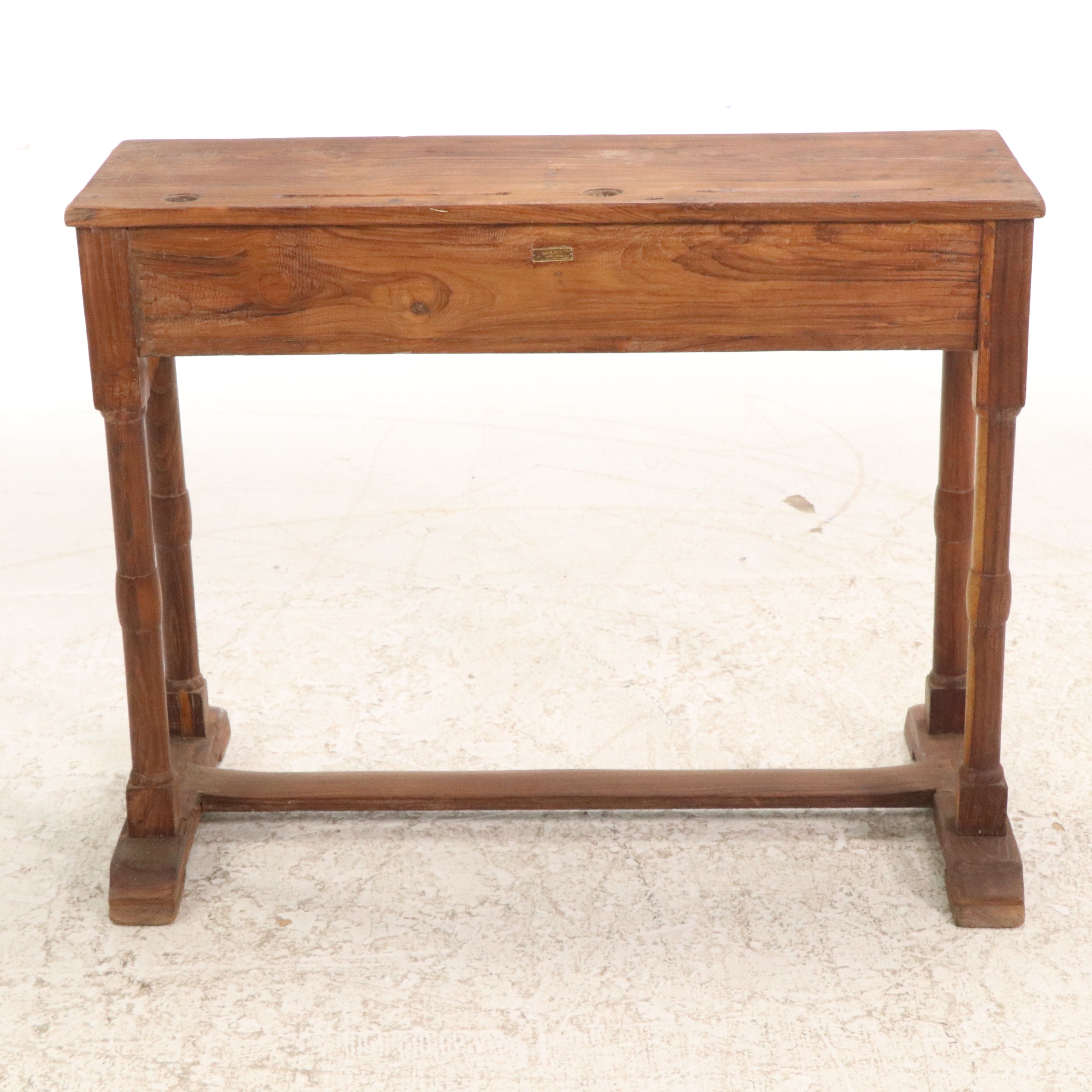 A. Manilal & Co. Furniture Makers Wooden Hall Table