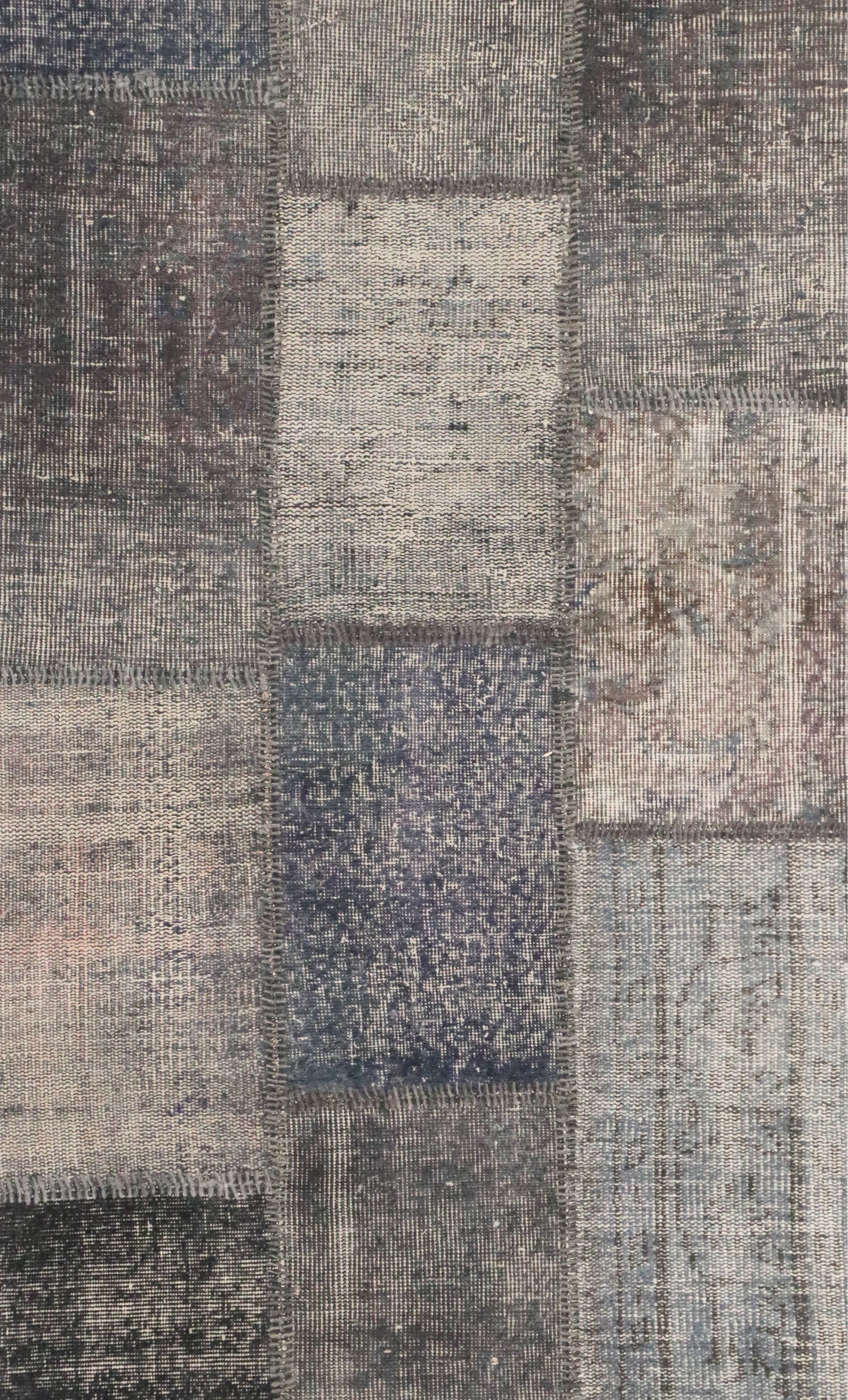 3' x 9'11 Handmade Turkish Patchwork Carpet Runner