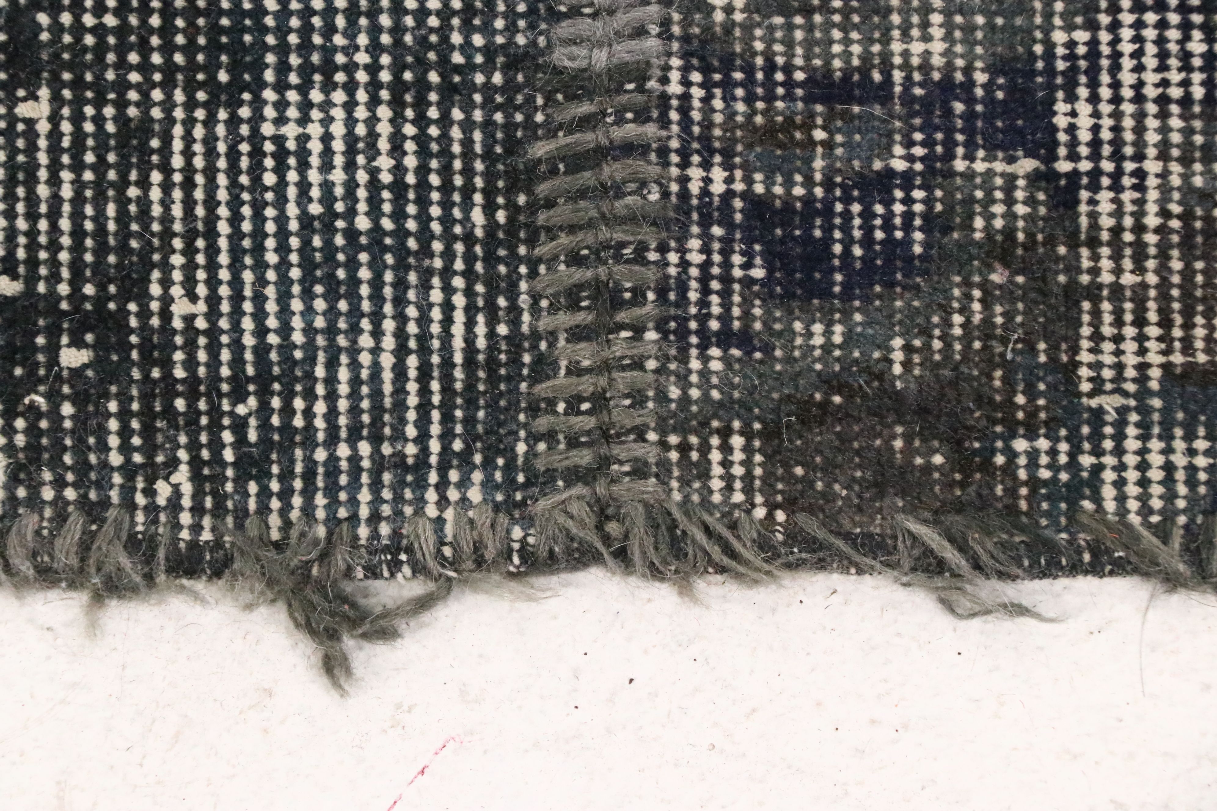 3' x 9'11 Handmade Turkish Patchwork Carpet Runner