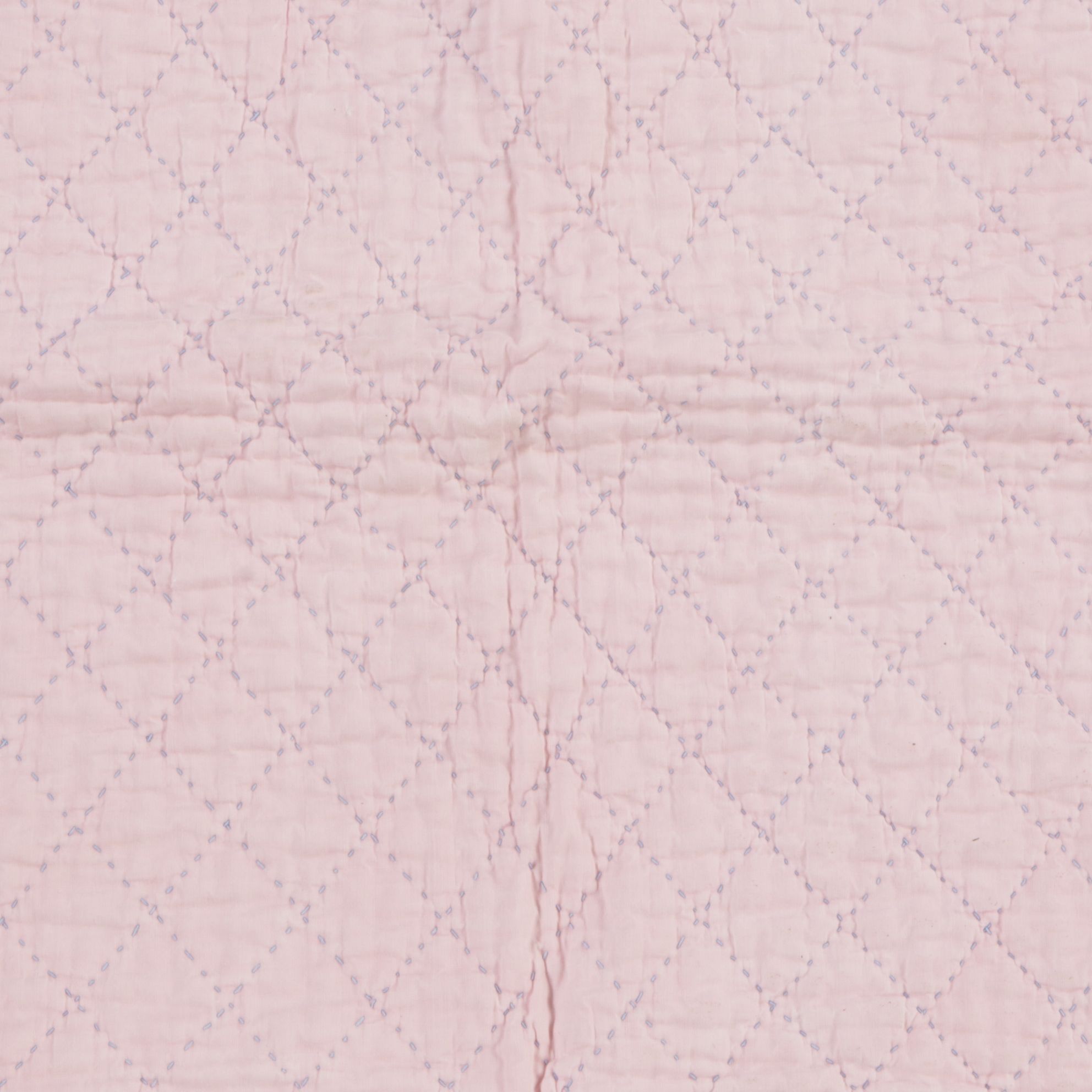 Handmade Quilted Baby Blankets in Hues of Pink, Periwinkle and Floral Creme