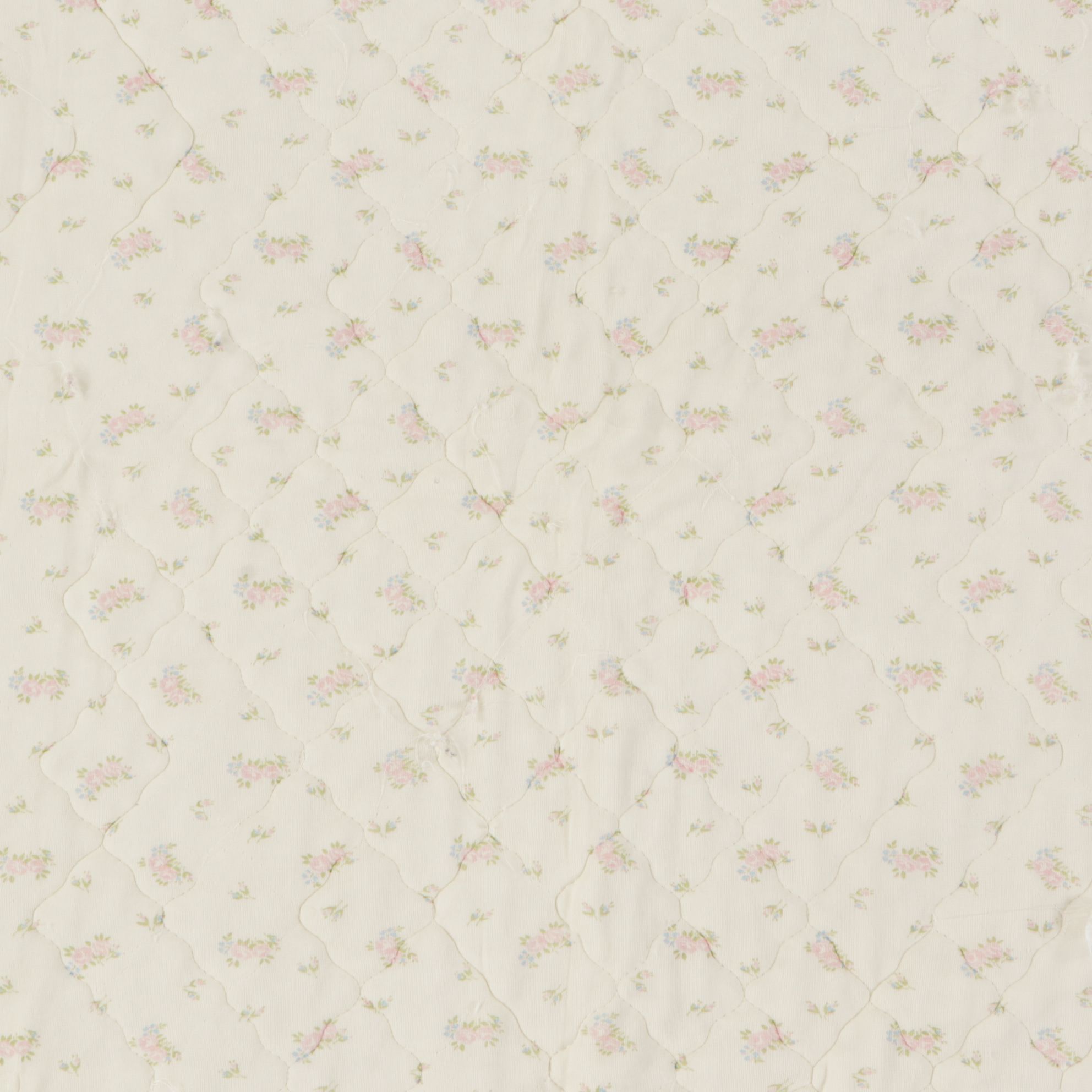 Handmade Quilted Baby Blankets in Hues of Pink, Periwinkle and Floral Creme