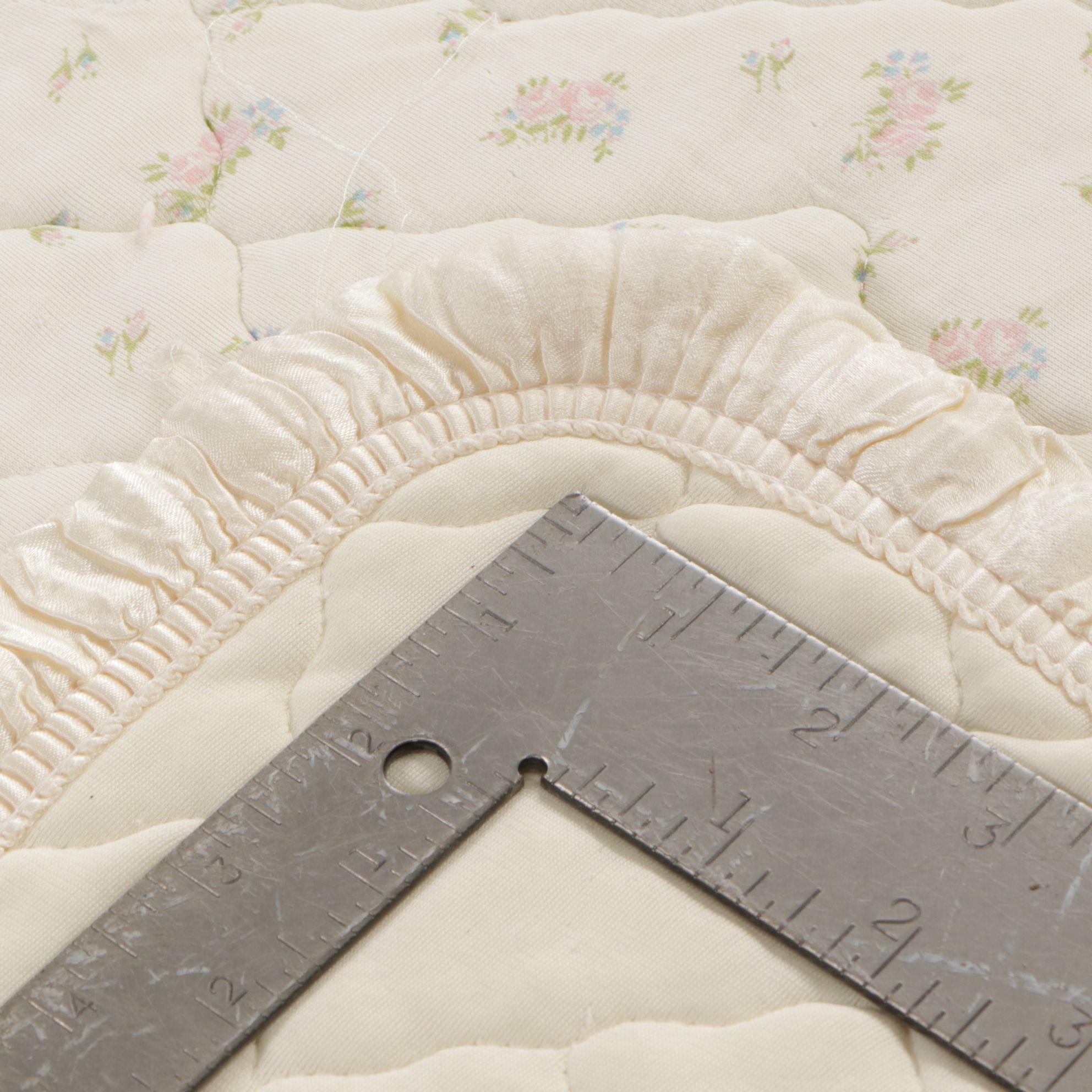 Handmade Quilted Baby Blankets in Hues of Pink, Periwinkle and Floral Creme