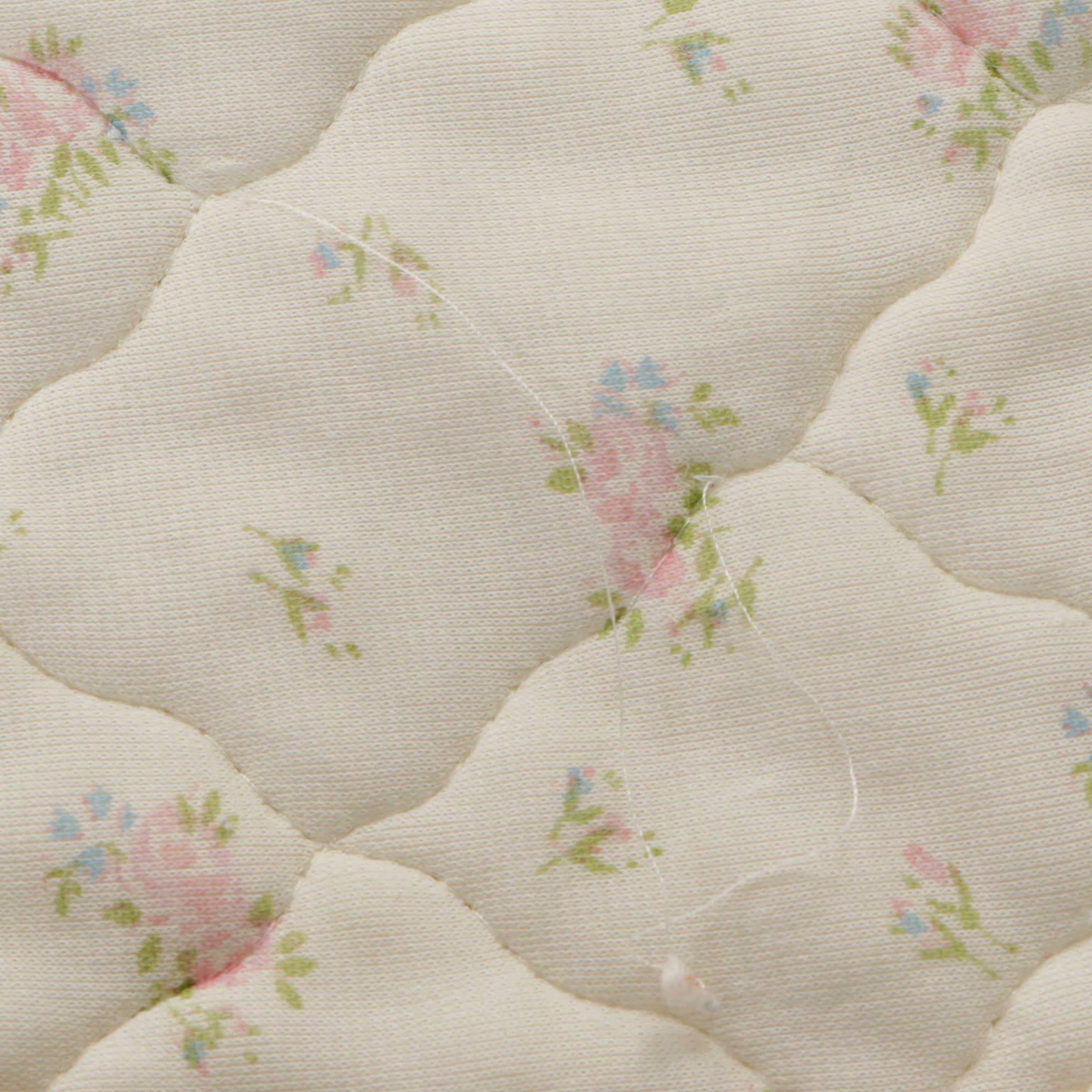 Handmade Quilted Baby Blankets in Hues of Pink, Periwinkle and Floral Creme