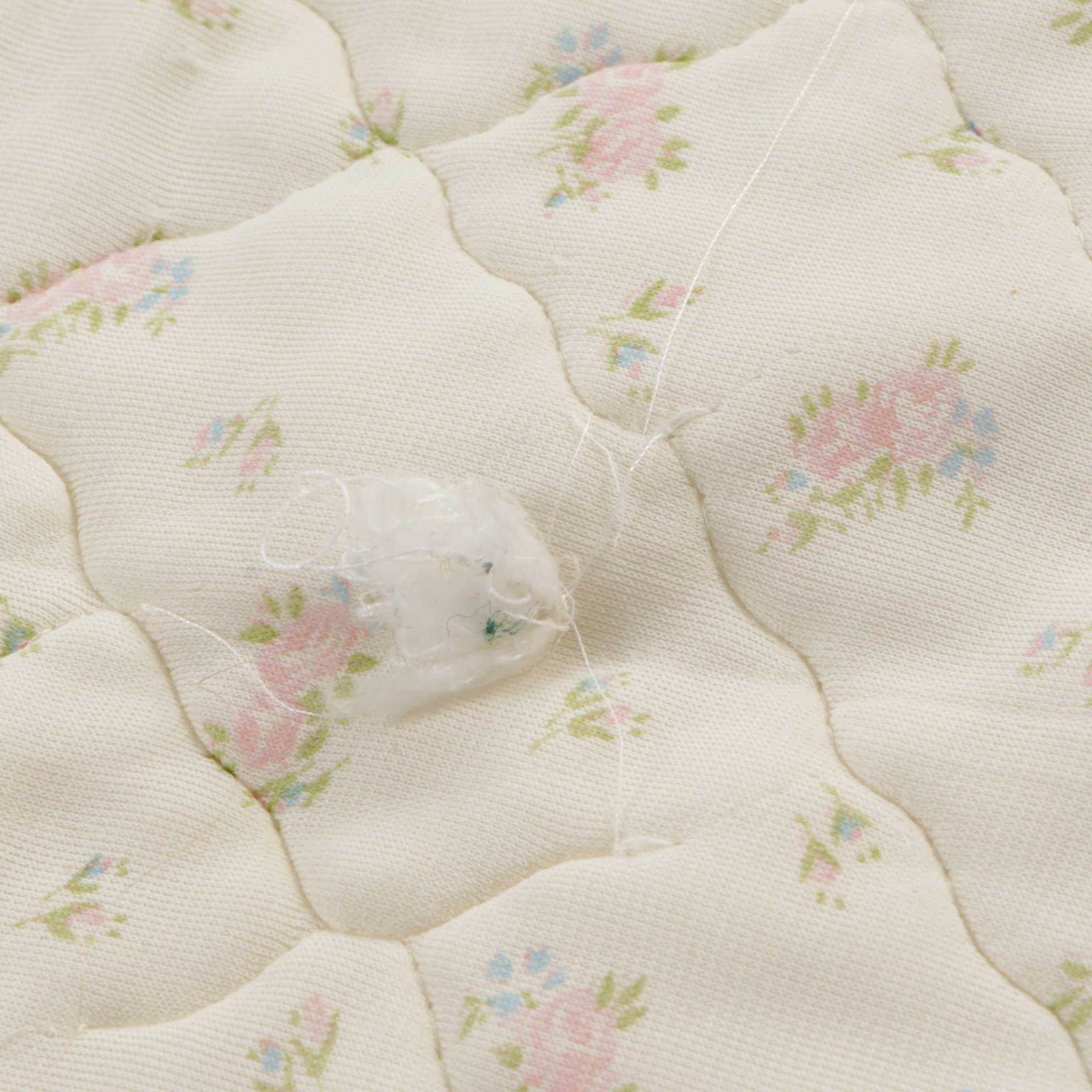 Handmade Quilted Baby Blankets in Hues of Pink, Periwinkle and Floral Creme