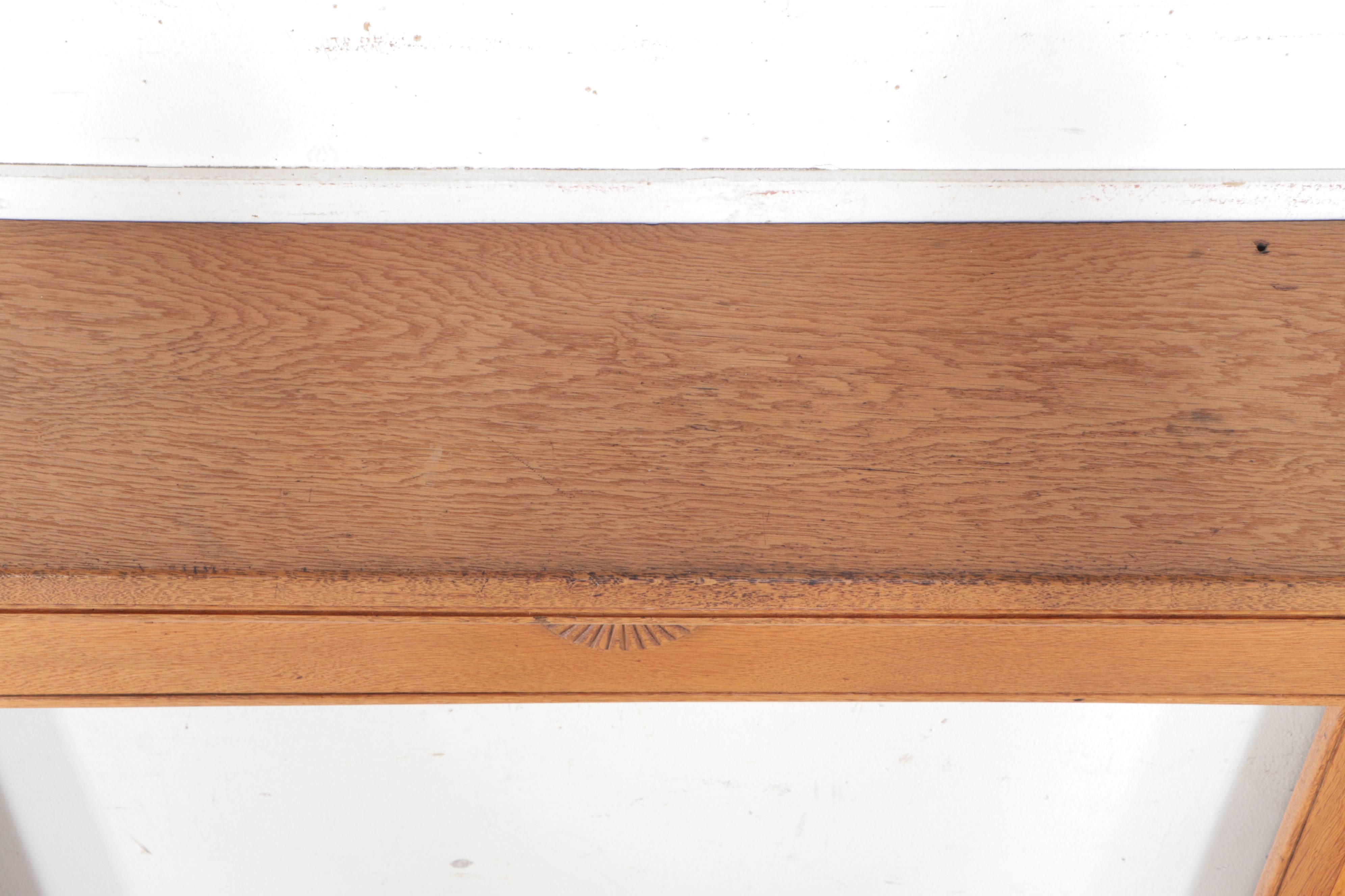 Craftsman Oak Fireplace Mantel, Early 20th Century