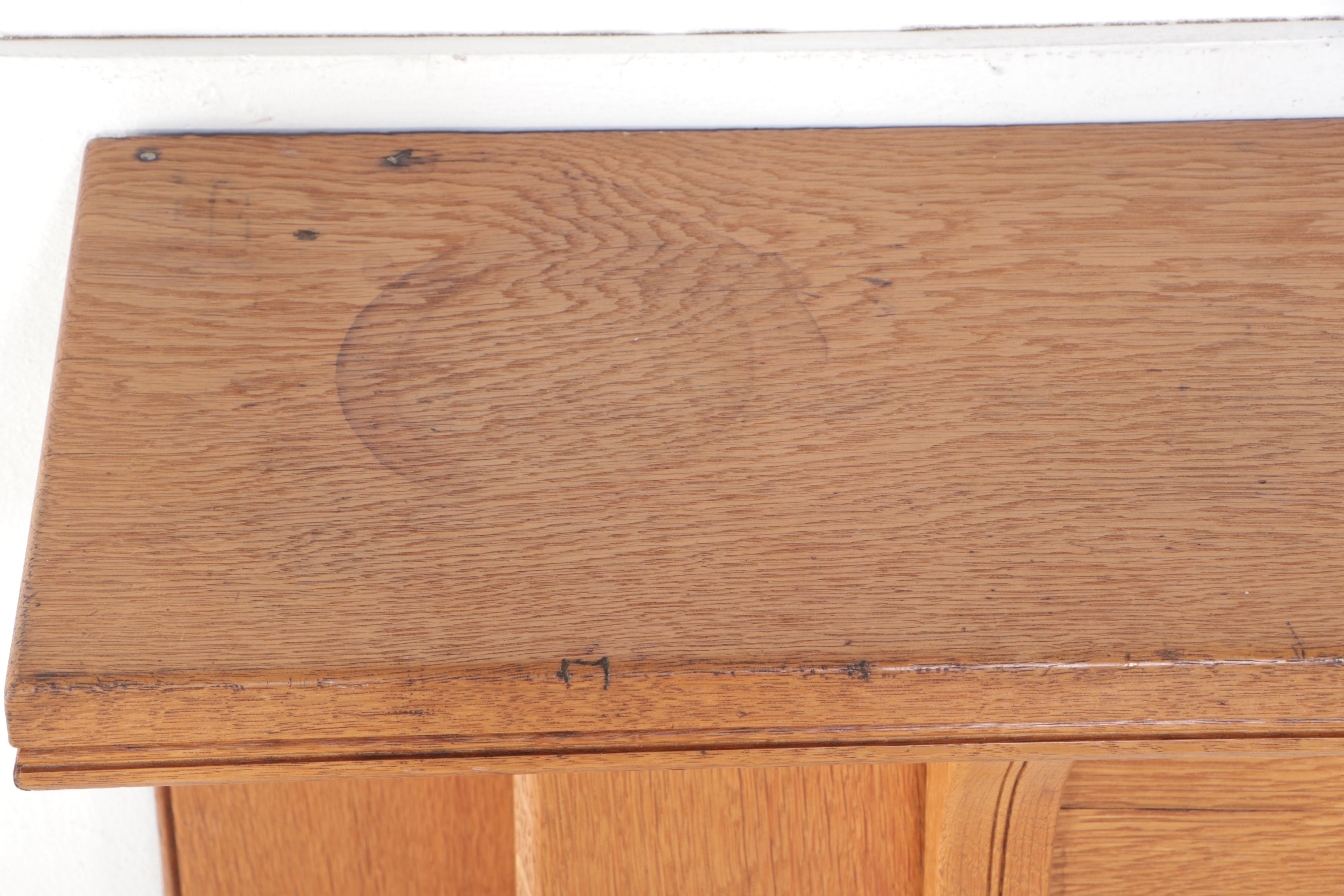 Craftsman Oak Fireplace Mantel, Early 20th Century