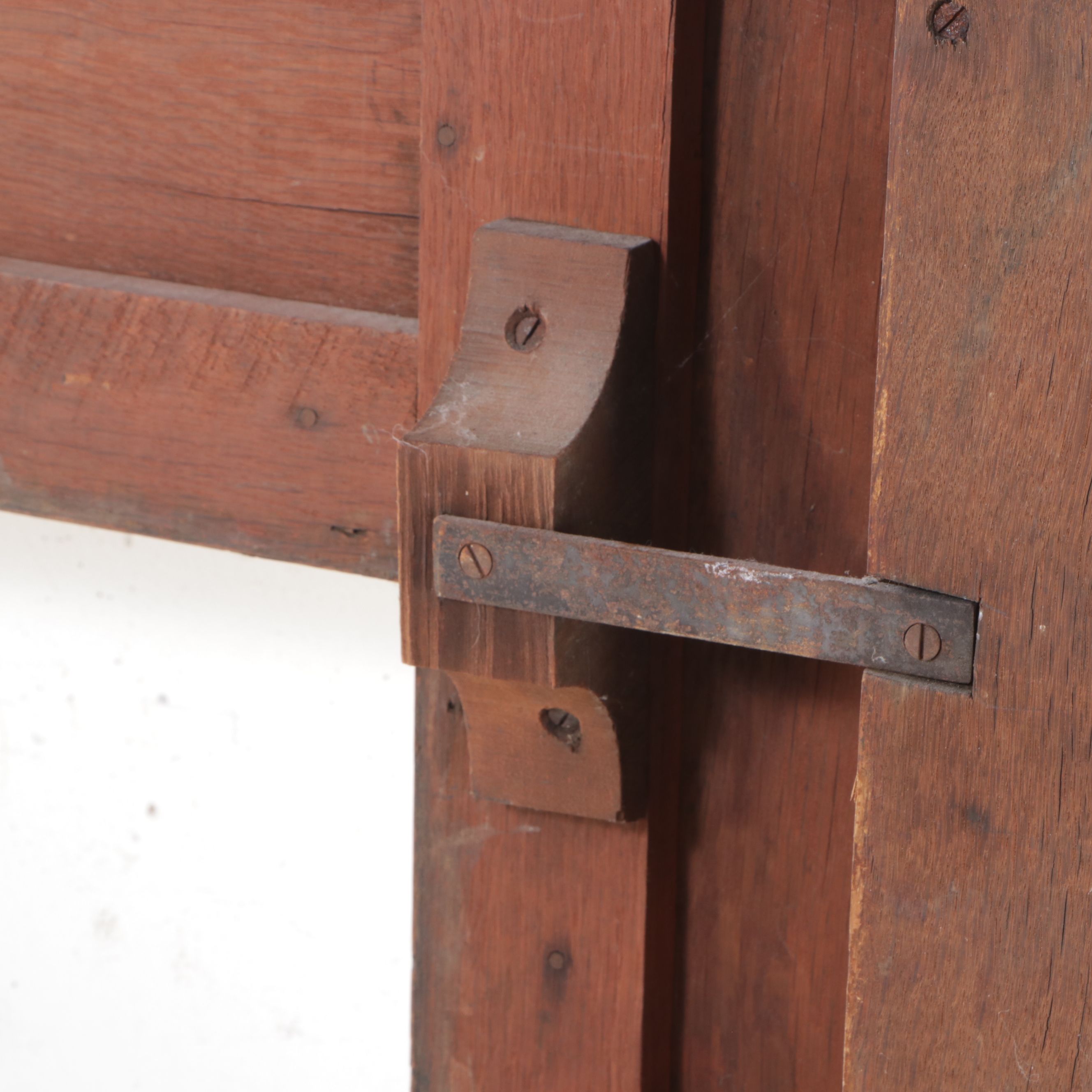 Craftsman Oak Fireplace Mantel, Early 20th Century