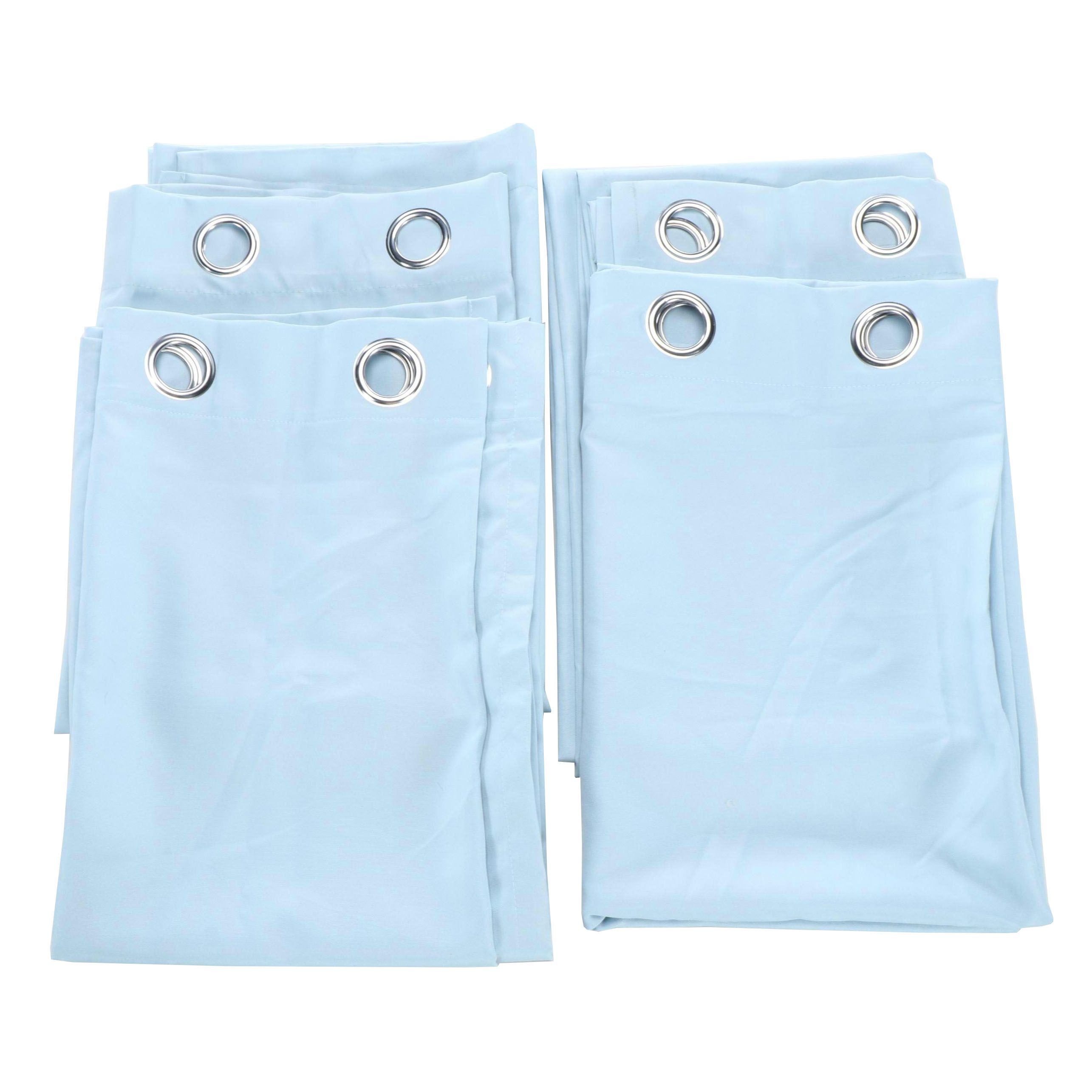 Town & Country Blue Grommet Top Curtains