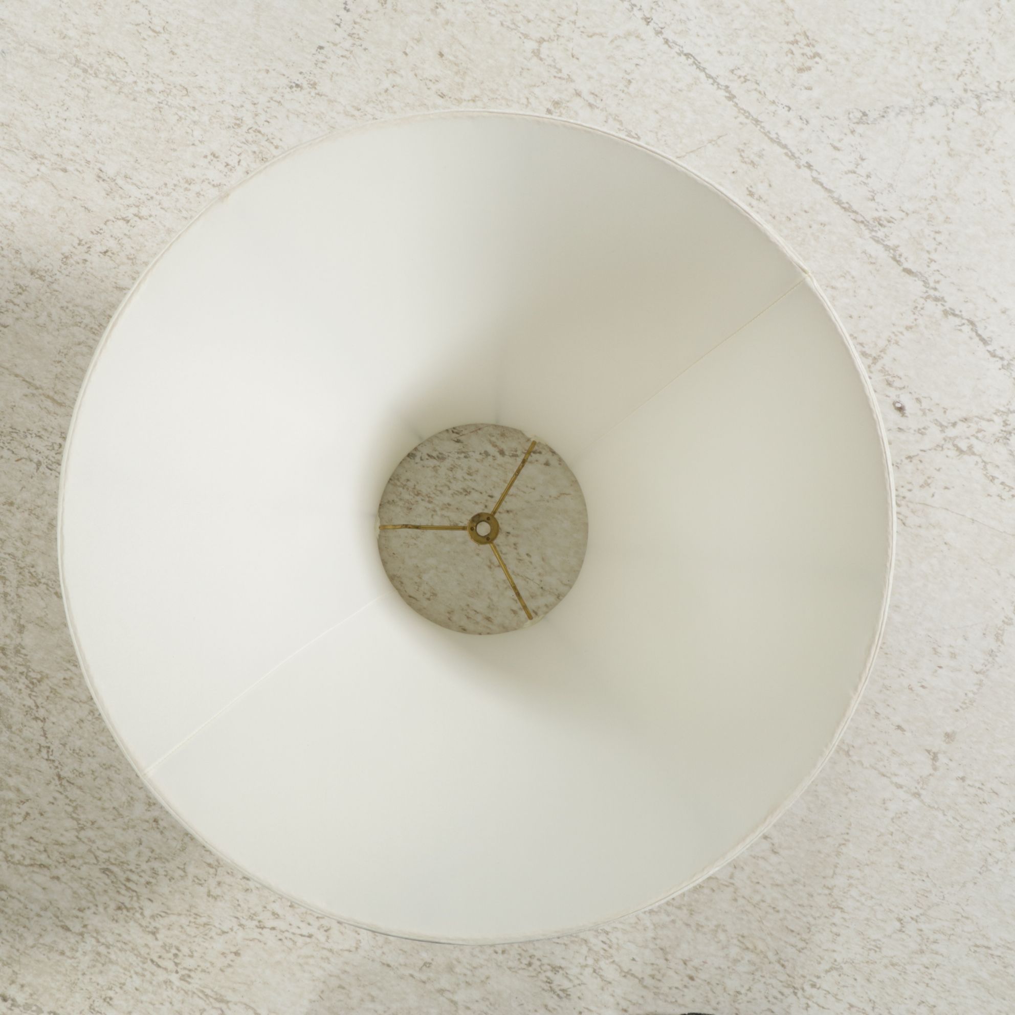 Pair of Brass Baluster Candlestick Table Lamps with Ruffled Shades