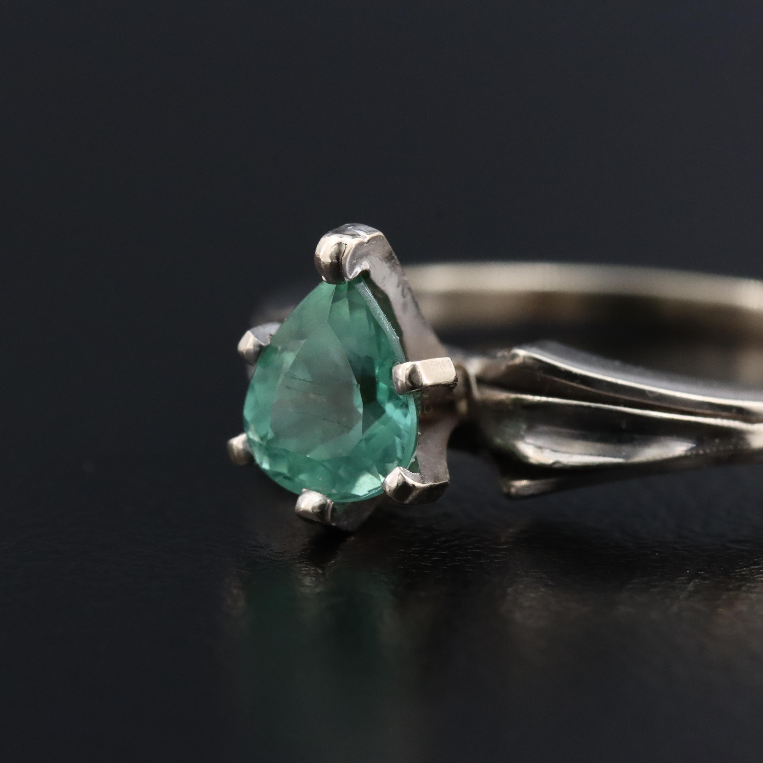 14K Tourmaline Solitaire Ring