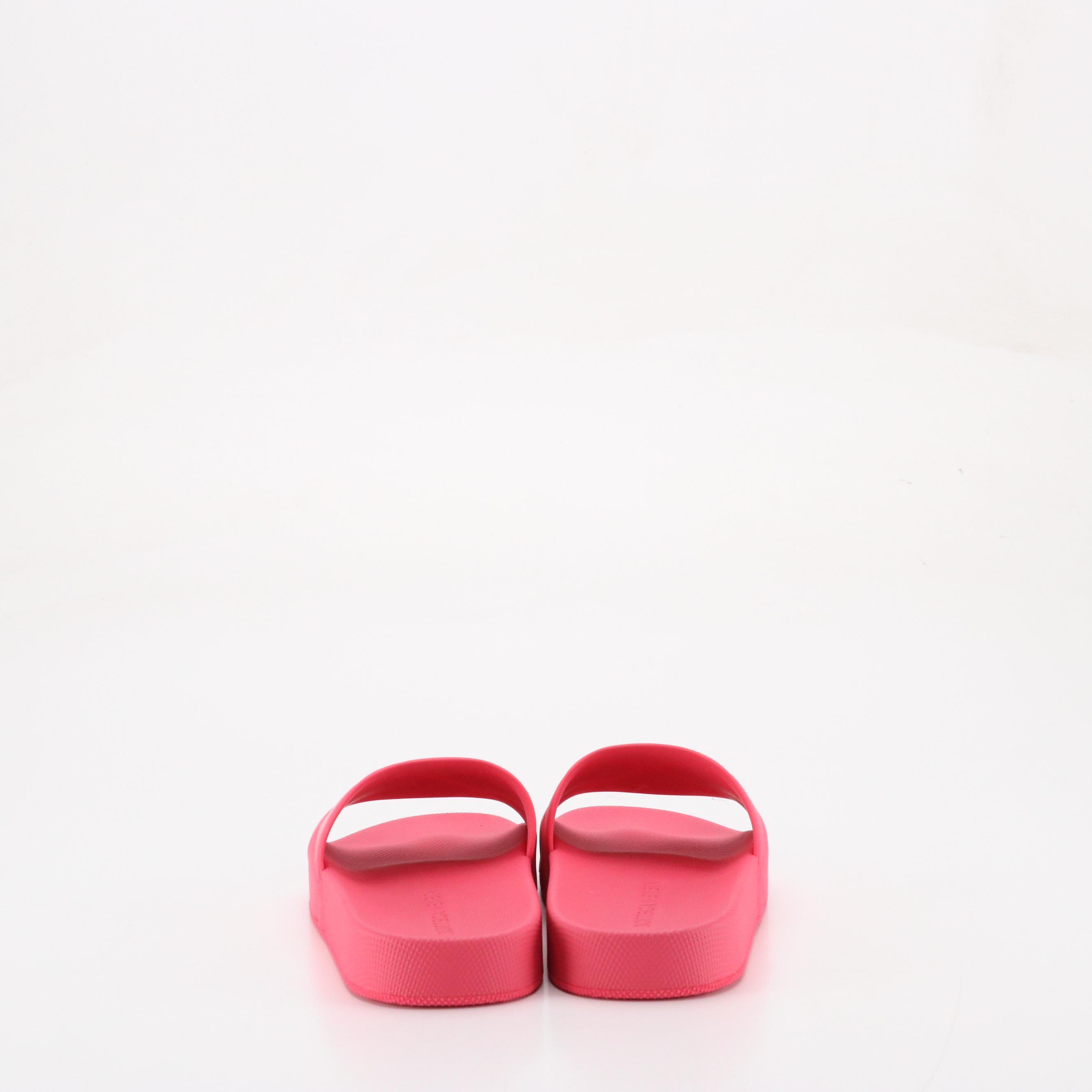 Bottega Veneta Pink Quilted Rubber Slides