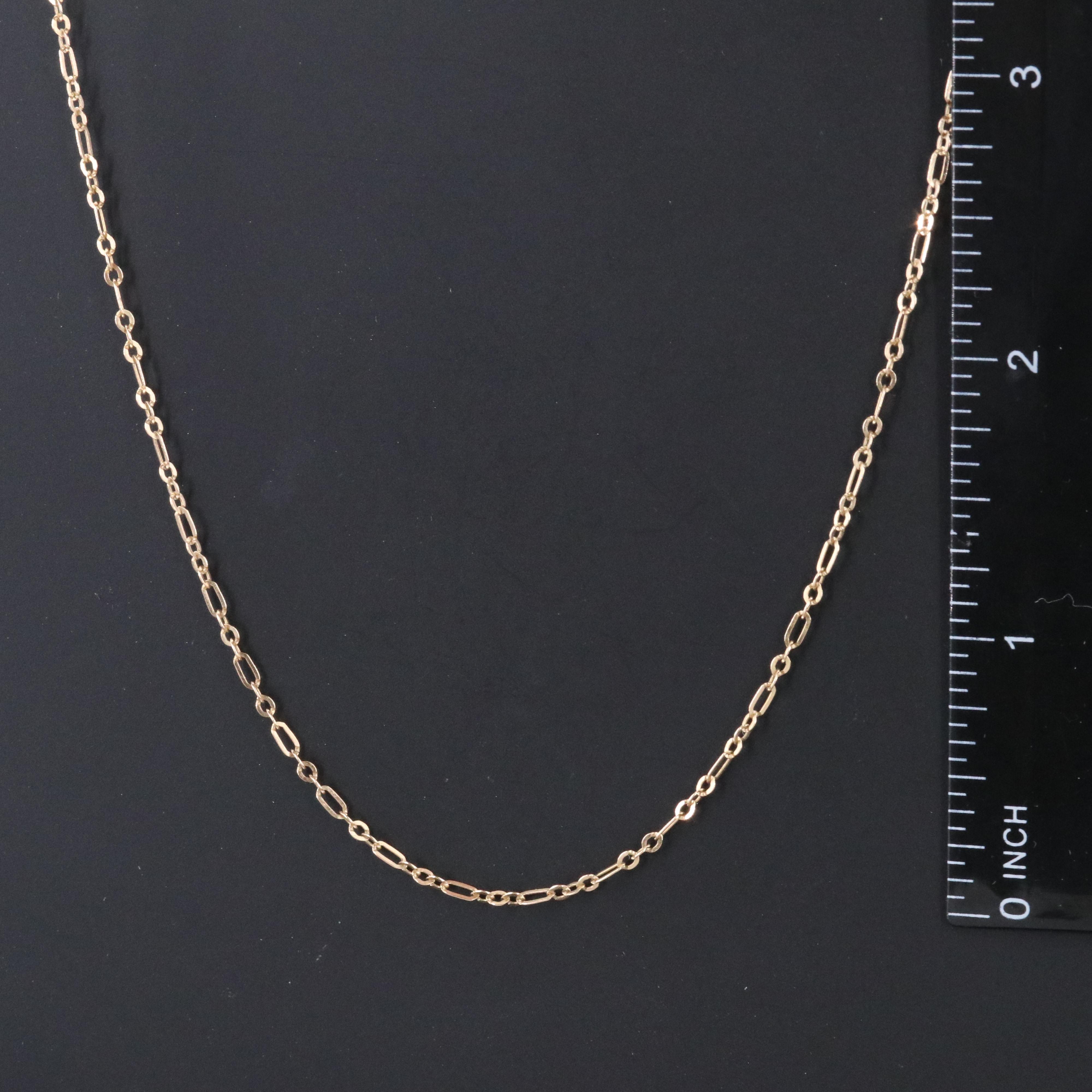 10K Fancy Link Necklace