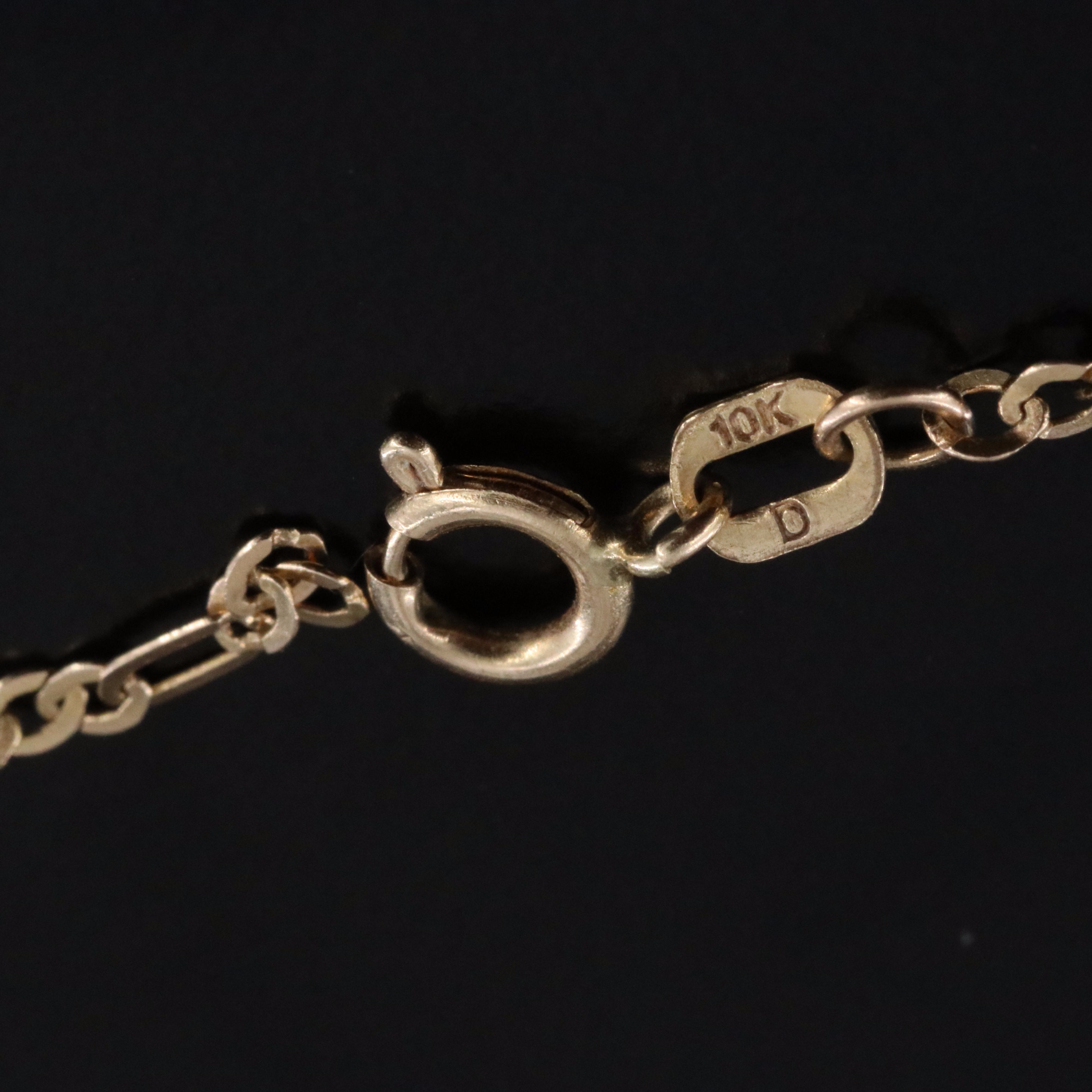 10K Fancy Link Necklace