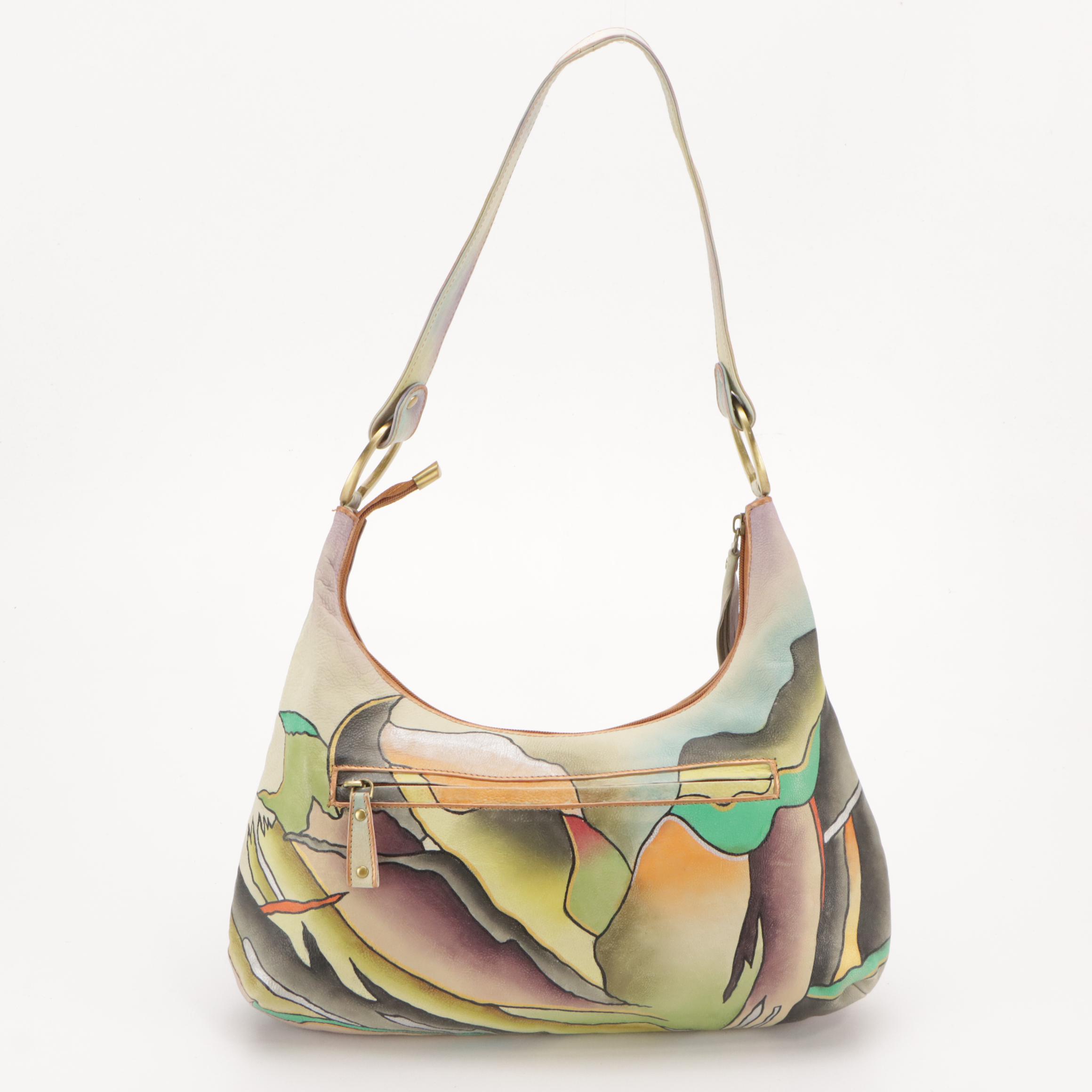 Magnifique Handpainted Leather, The Sak Leather and Kelly & Katie Shoulder Bags