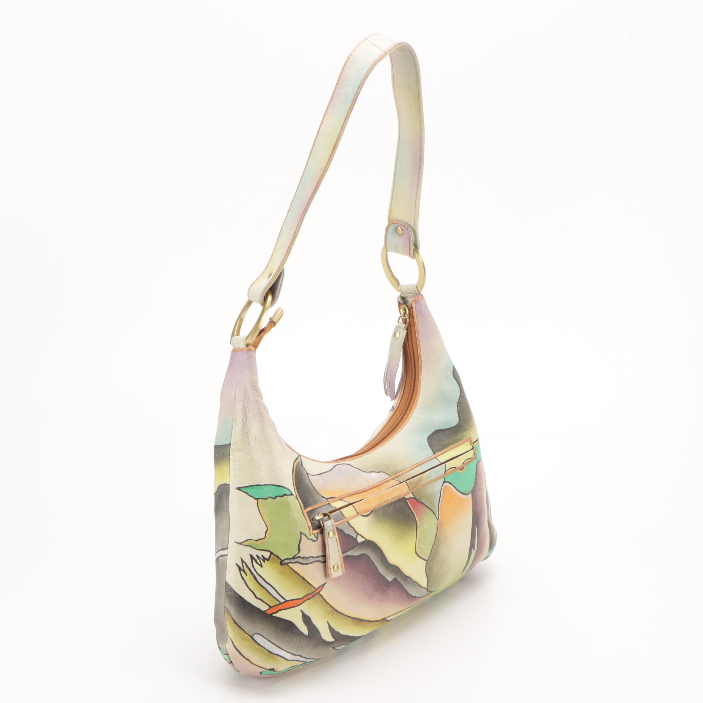 Magnifique Handpainted Leather, The Sak Leather and Kelly & Katie Shoulder Bags