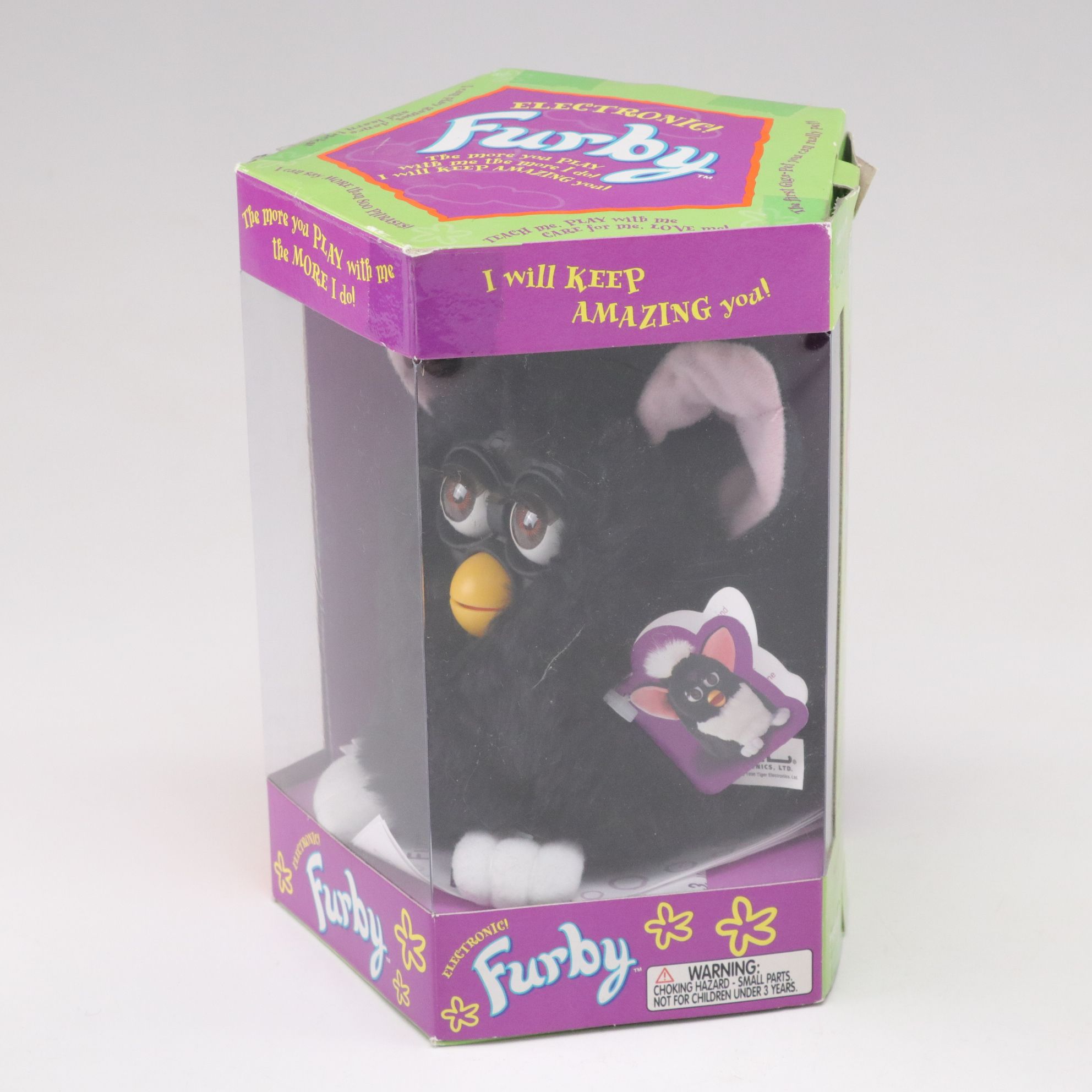 Tiger Electronics Furby Toy with Russ Troll Dolls, Clothes and Accessories