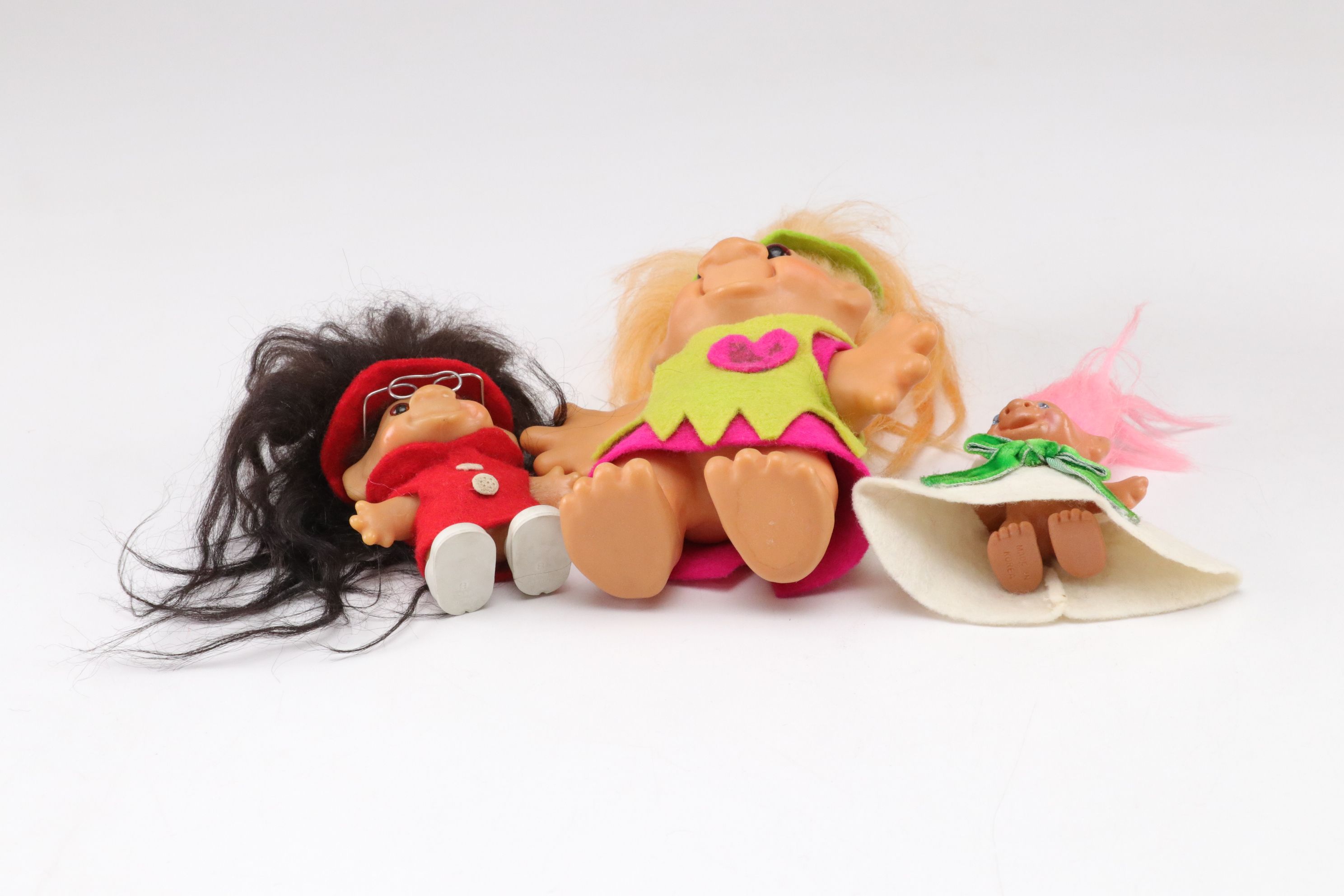 Tiger Electronics Furby Toy with Russ Troll Dolls, Clothes and Accessories