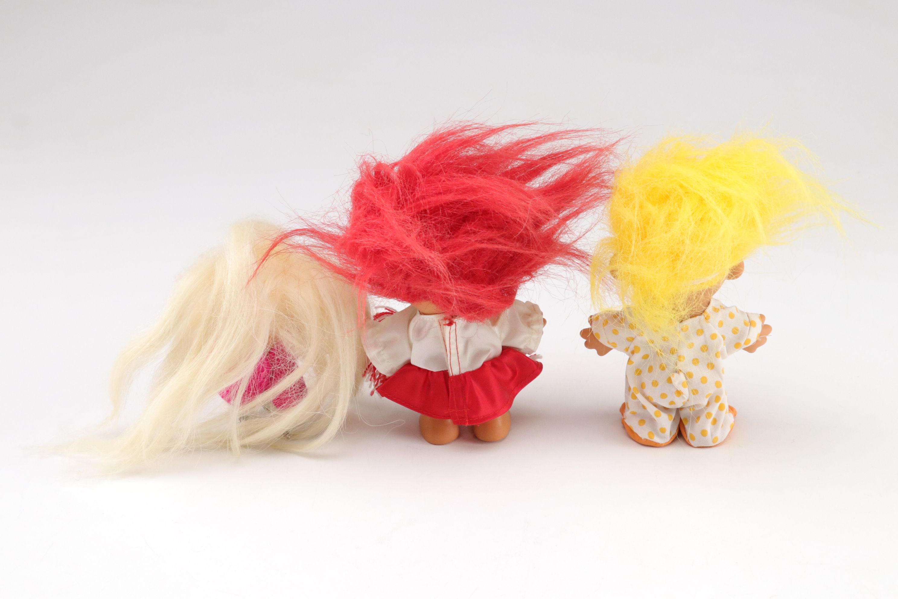 Tiger Electronics Furby Toy with Russ Troll Dolls, Clothes and Accessories