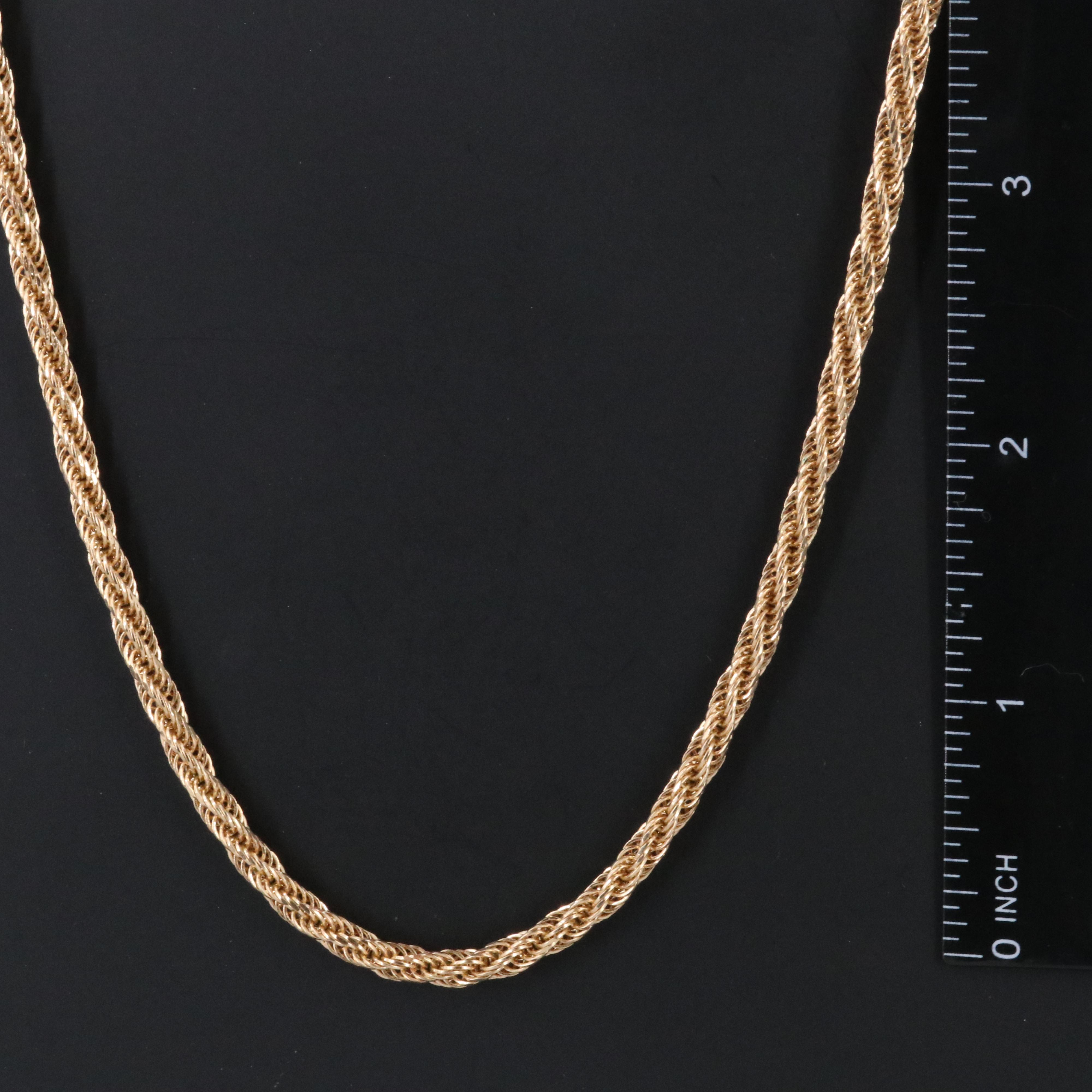 14K Fancy Link Necklace