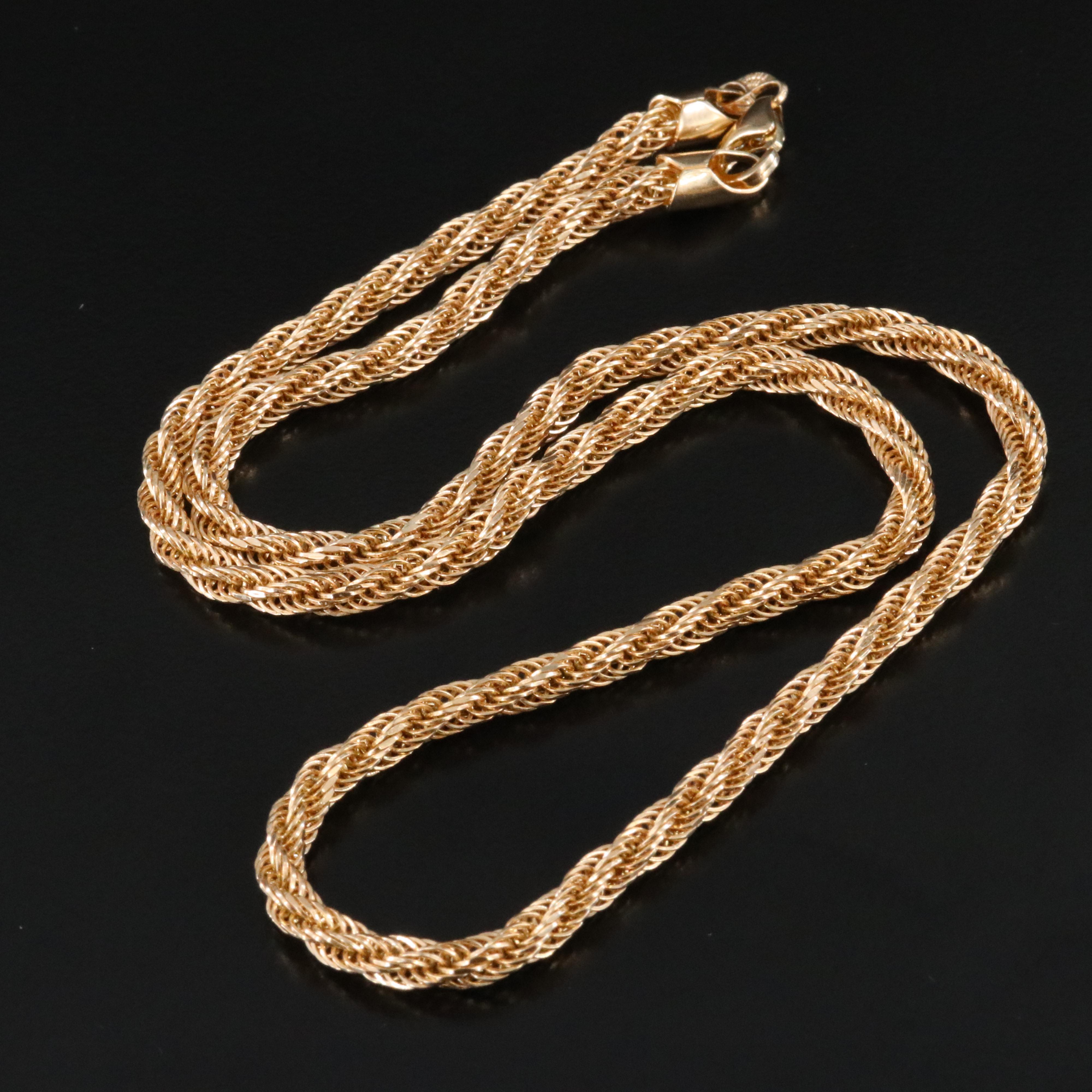 14K Fancy Link Necklace