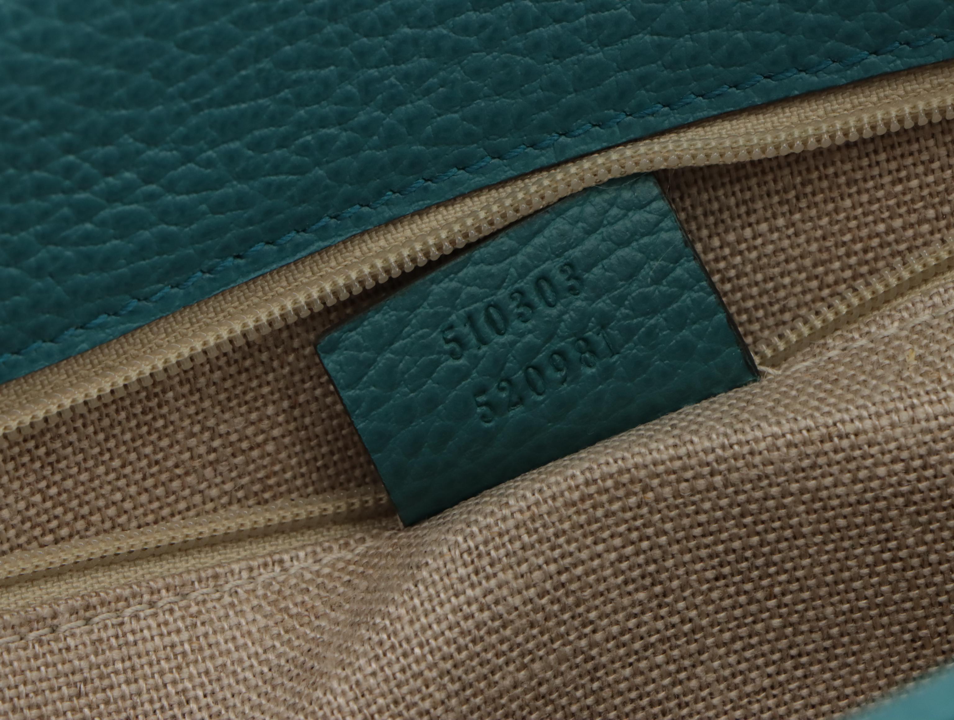 Gucci Calfkin Grain Leather Interlocking G Front-Flap Crossbody Bag