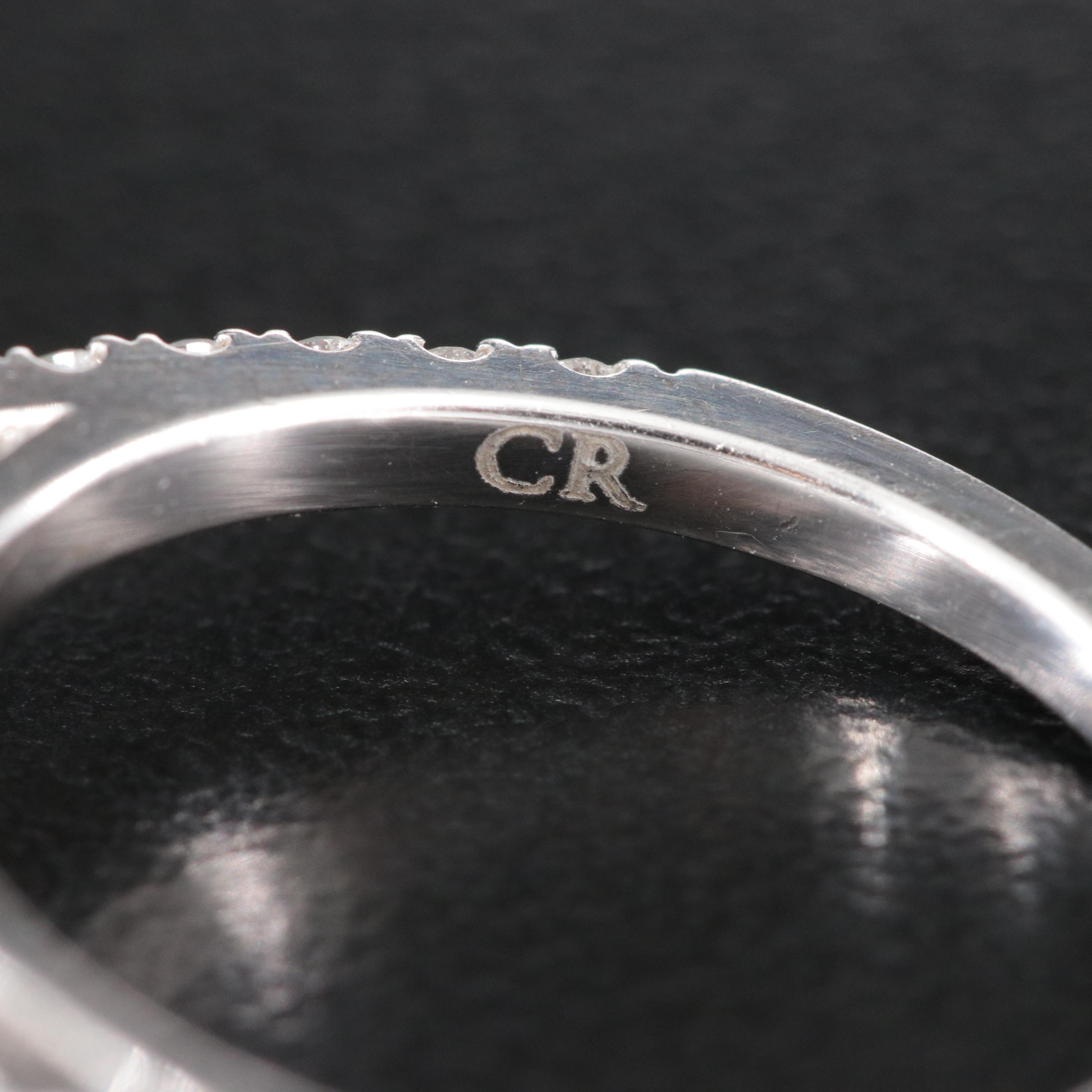 18K 0.69 CTW Diamond Semi-Mount Ring