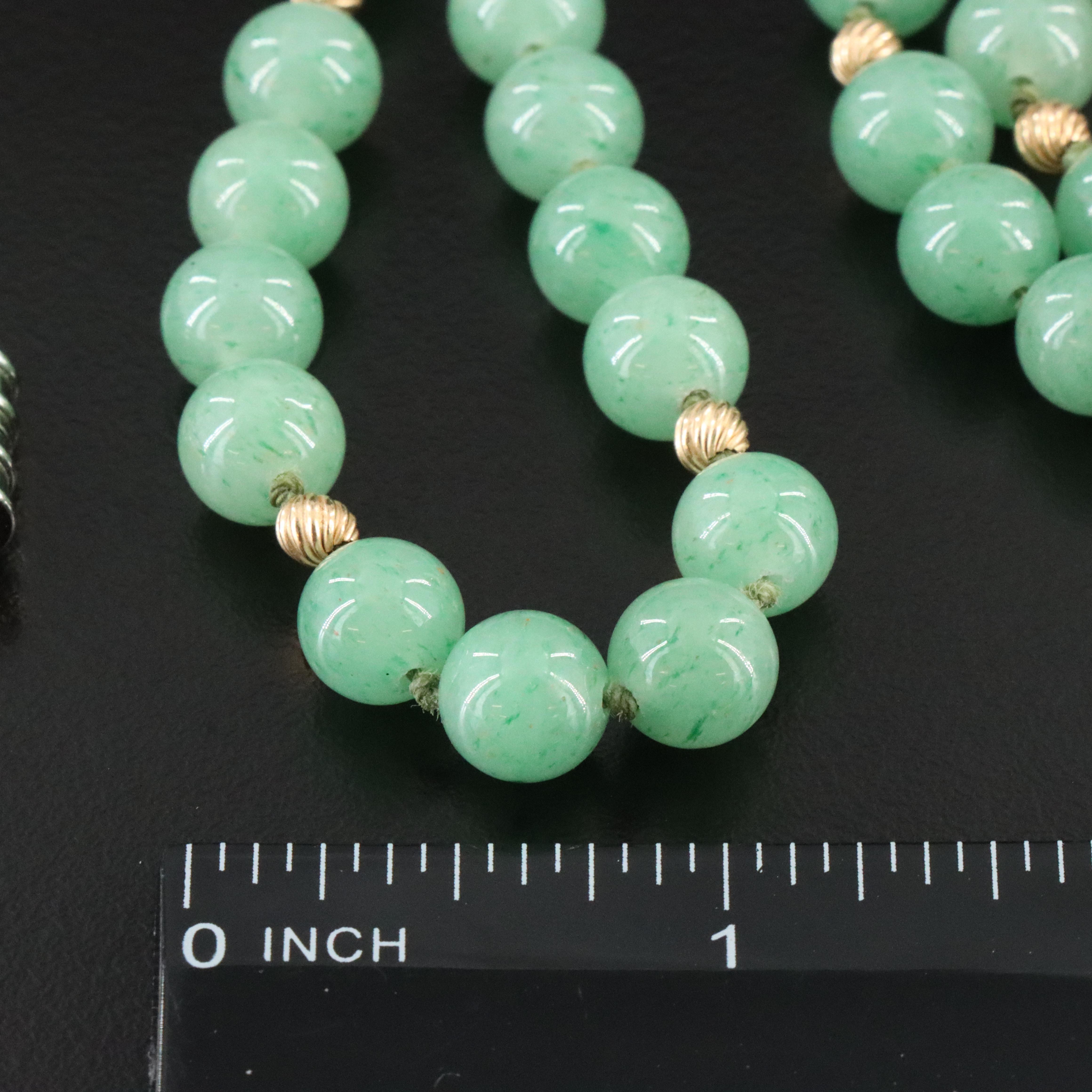 Gemstone Necklace Collection Including 14K Spacer Beads