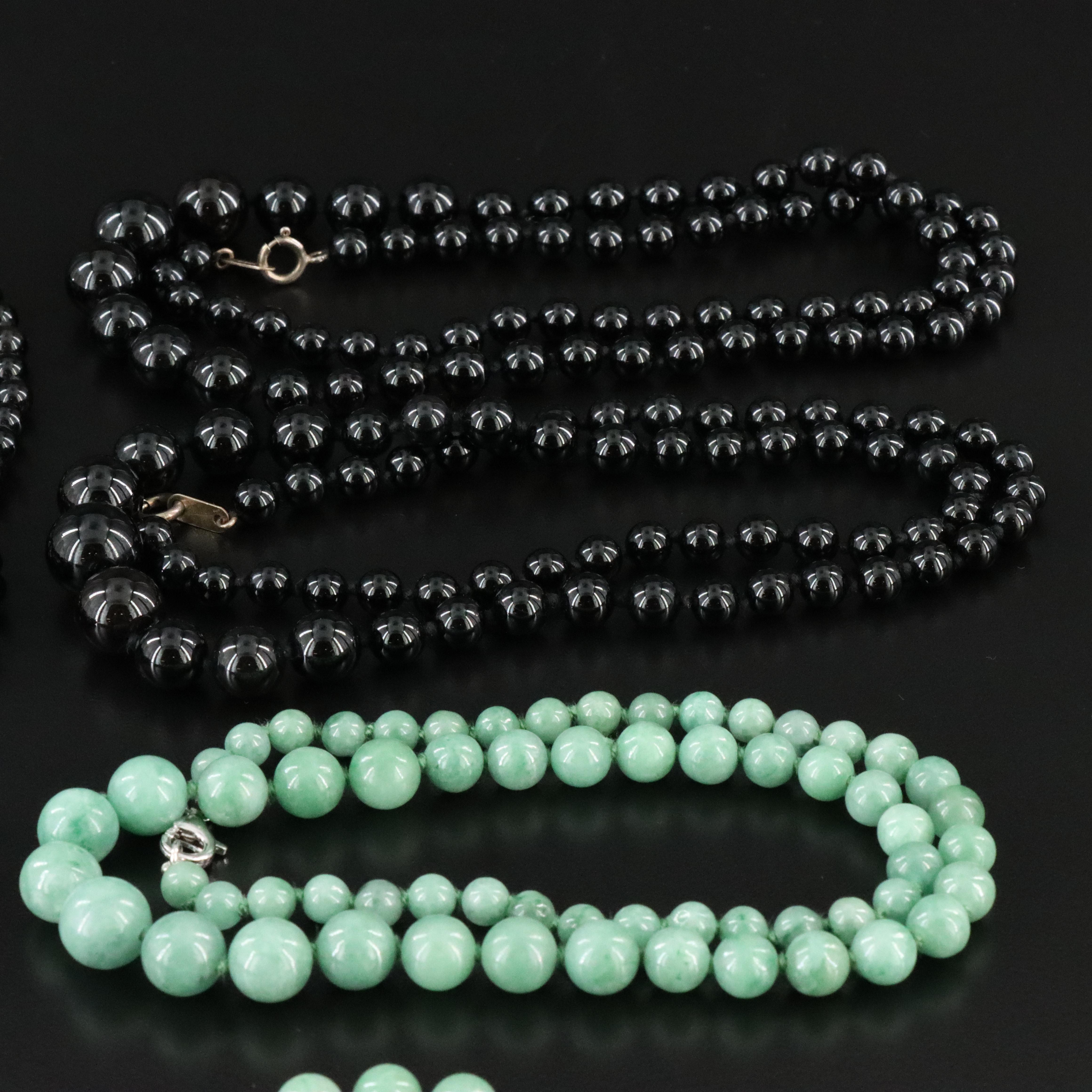Gemstone Necklace Collection Including 14K Spacer Beads