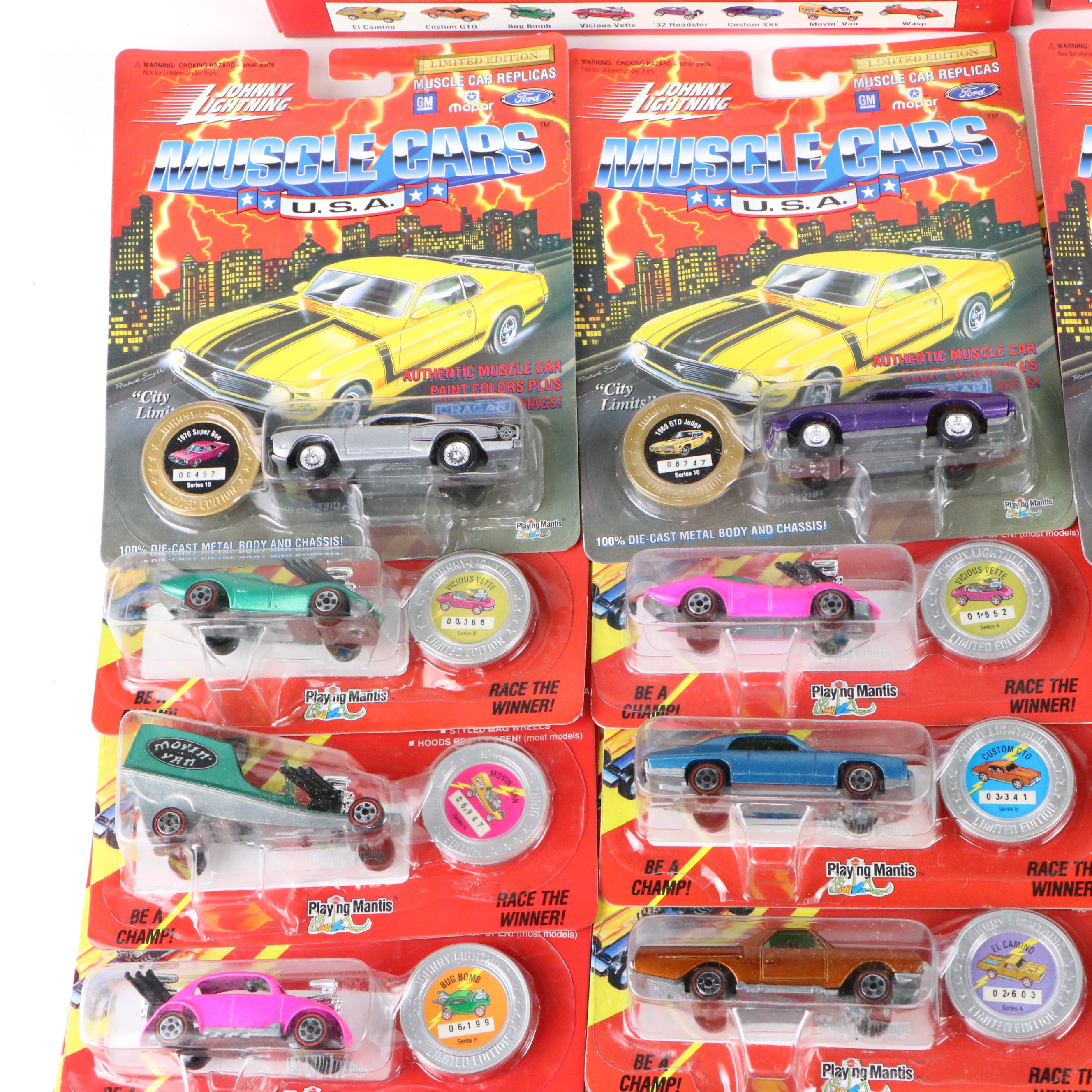 Playing Mantis Johnny Lightning Diecast Vehicles