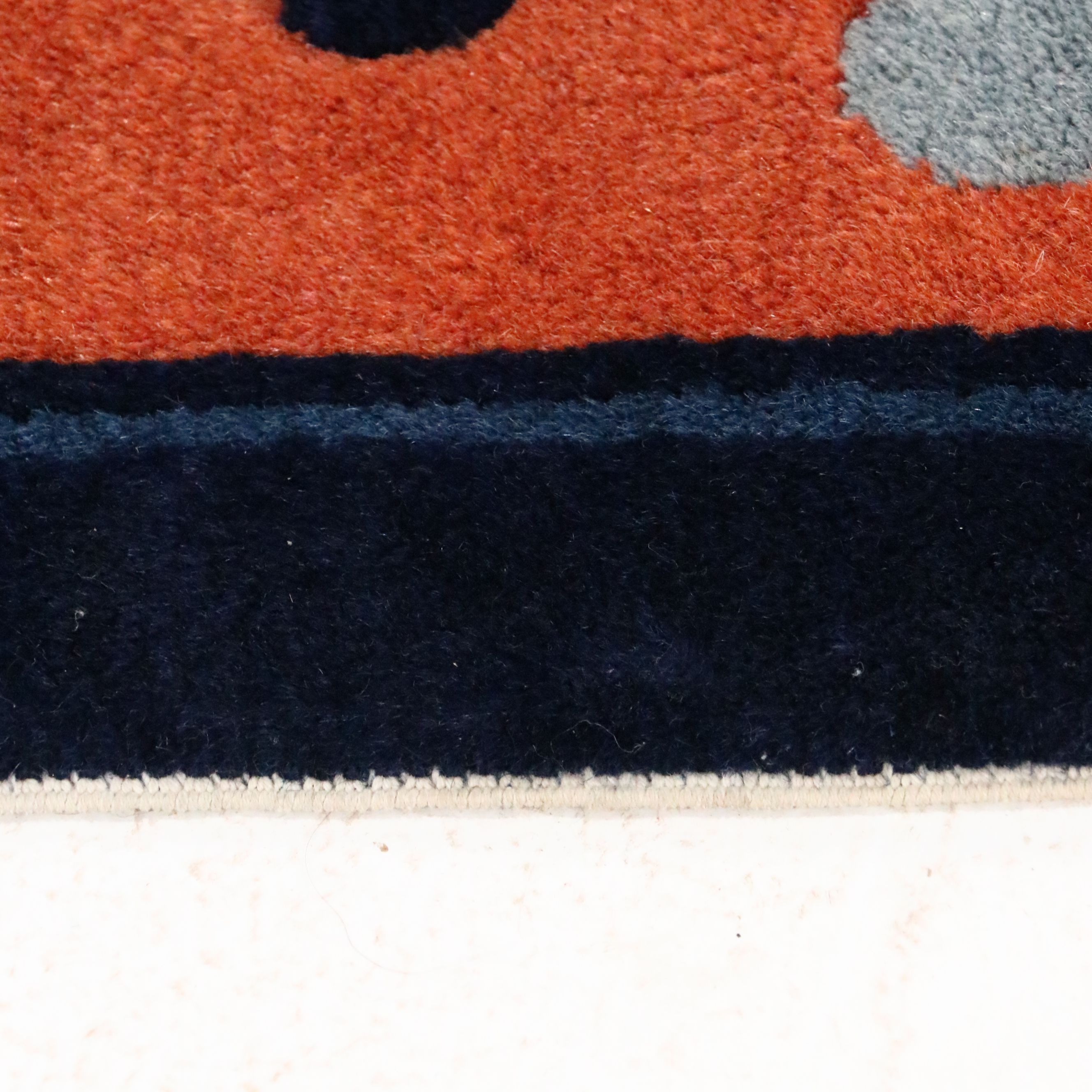 5' x 5'3 Hand-Knotted Chinese Peking Area Rug