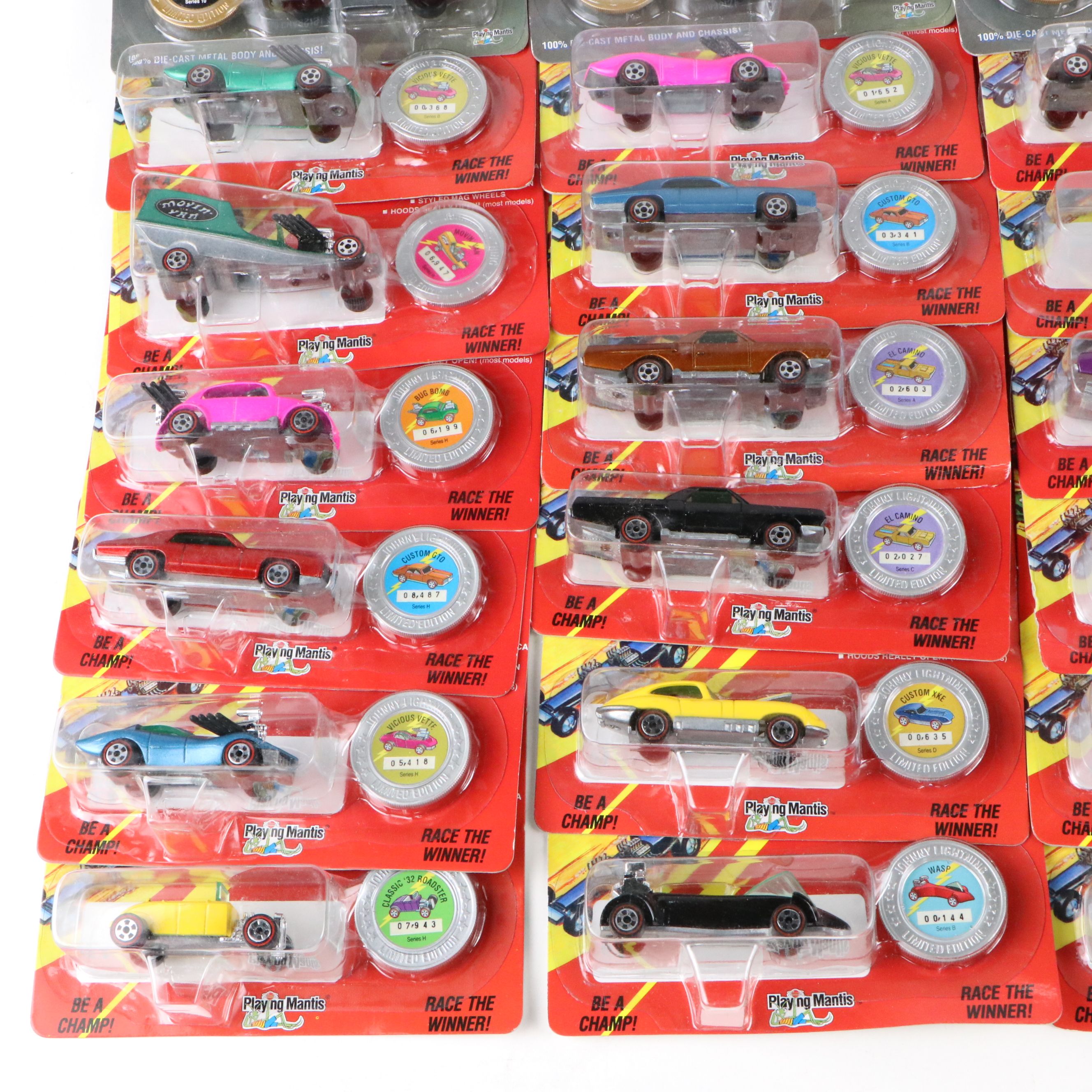 Playing Mantis Johnny Lightning Diecast Vehicles