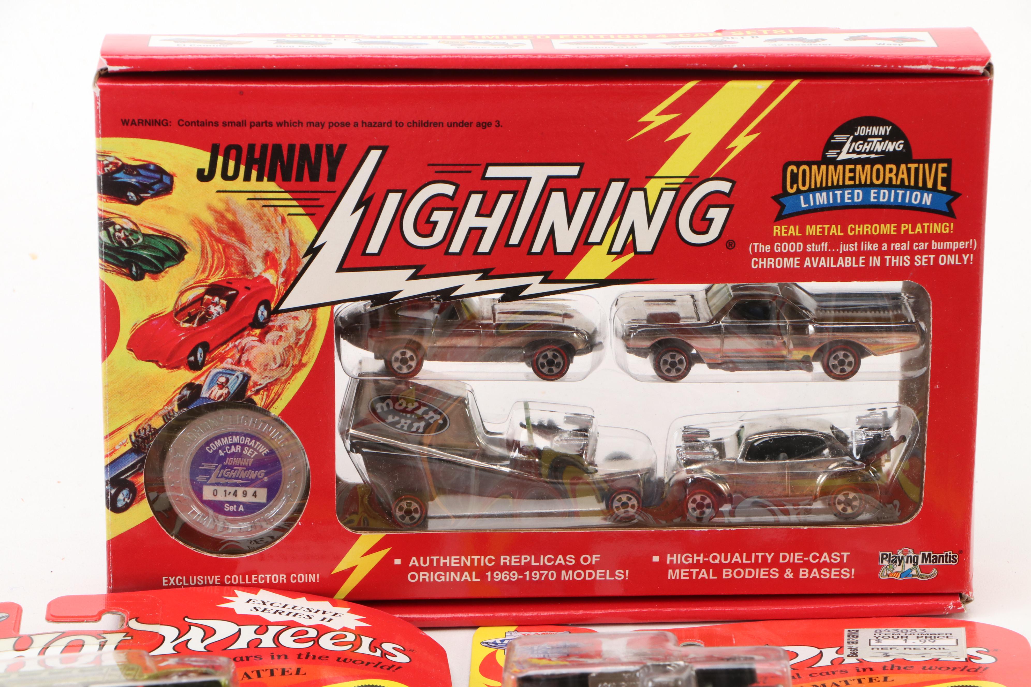 Hot Wheels and Johnny Lightning Diecast Toy Cars, Late 20th Century