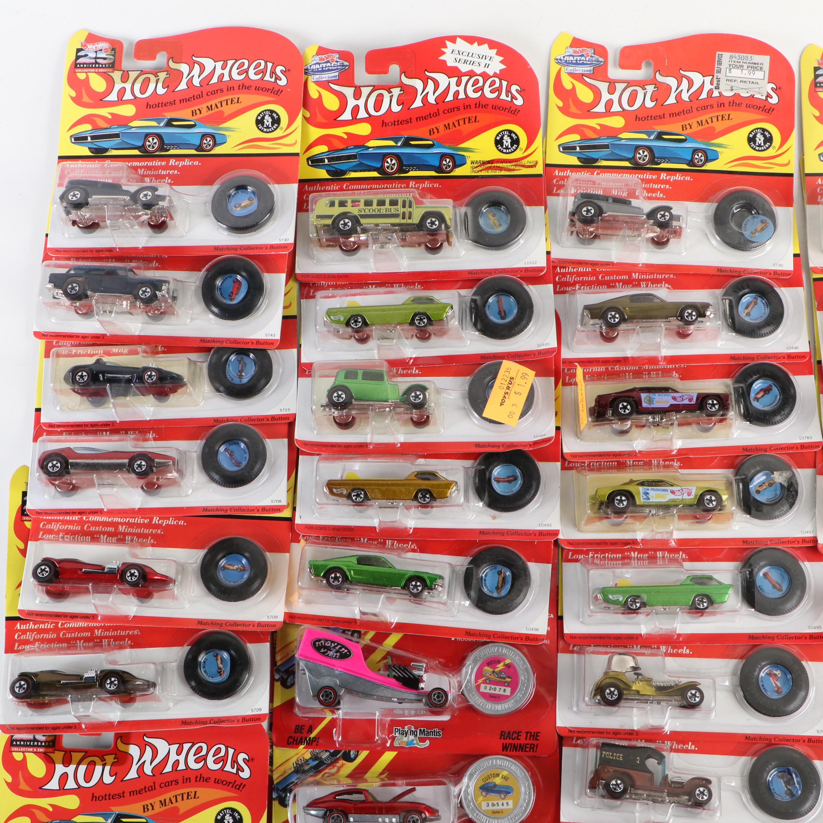 Hot Wheels and Johnny Lightning Diecast Toy Cars, Late 20th Century